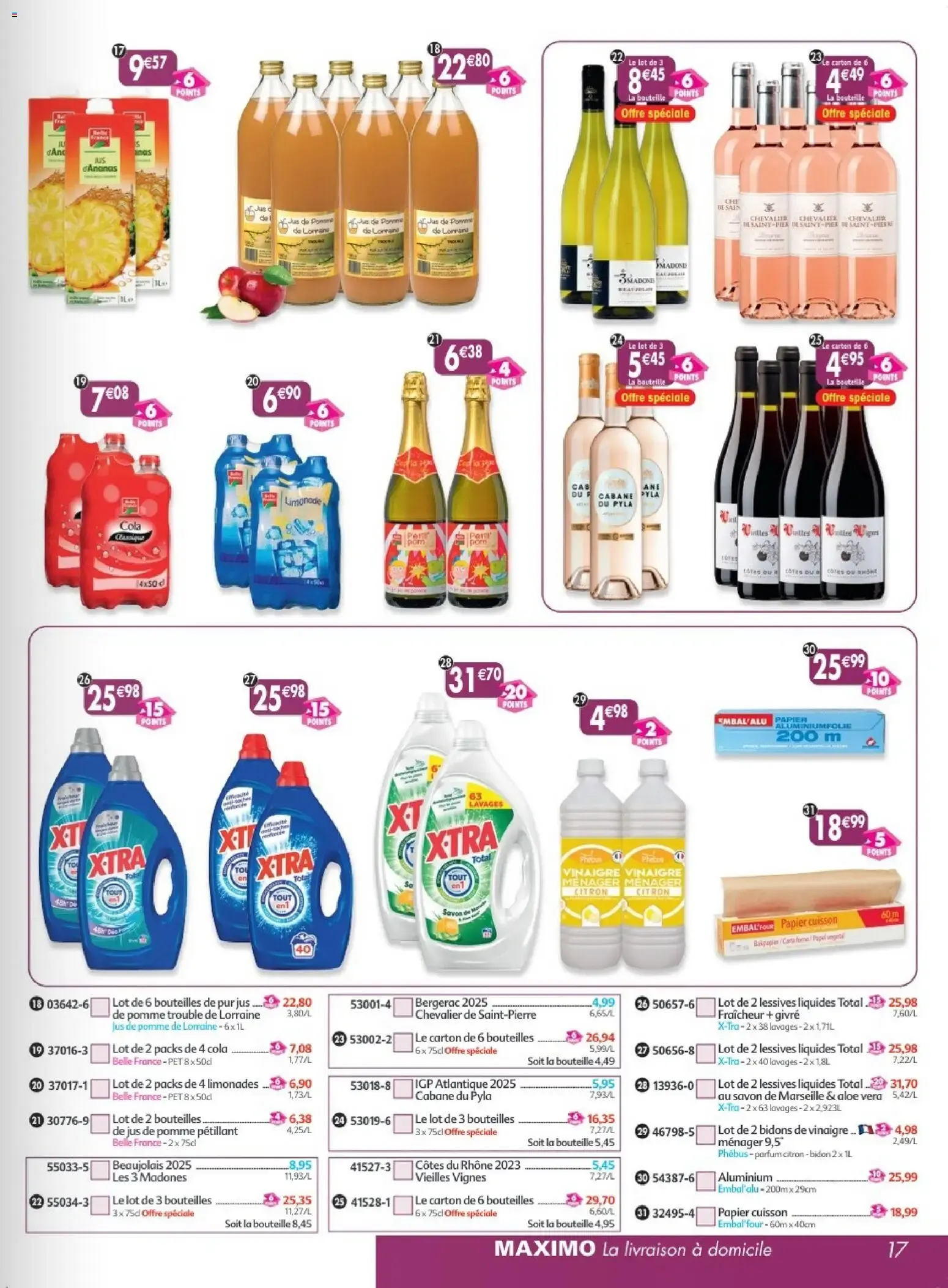 Maximo catalogue epicerie à partir du 26/10/2026 - promo en ligne du 26 octobre au 22 novembre 2026 - Catalogue page 15