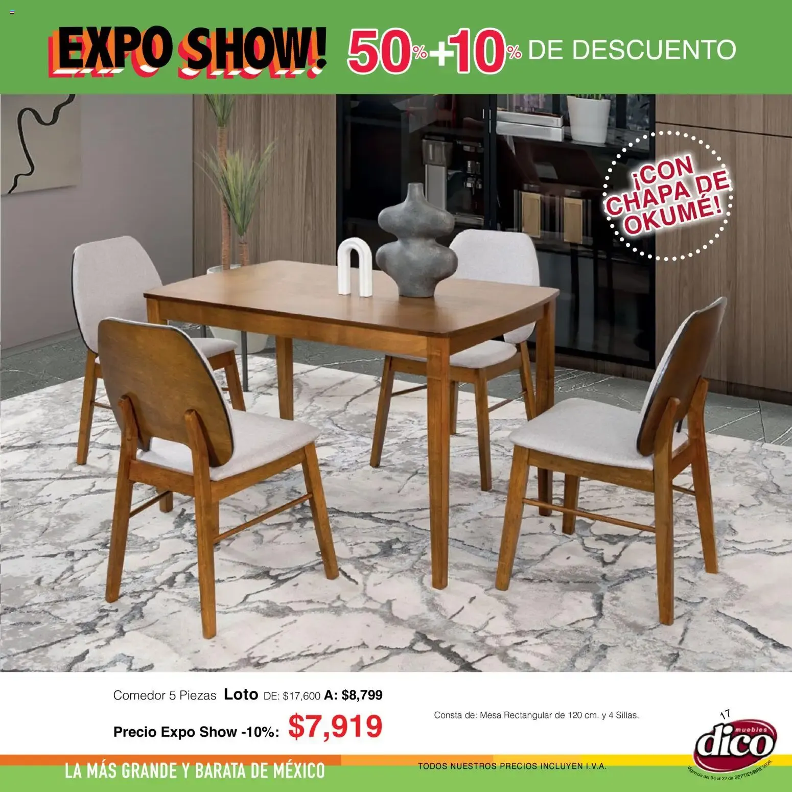 Catálogo de Muebles Dico catálogo Expo Show (04/09/2026 - 22/09/2026) - catálogo en línea 4 de septiembre al 22 de septiembre 2026 - Pagina 17