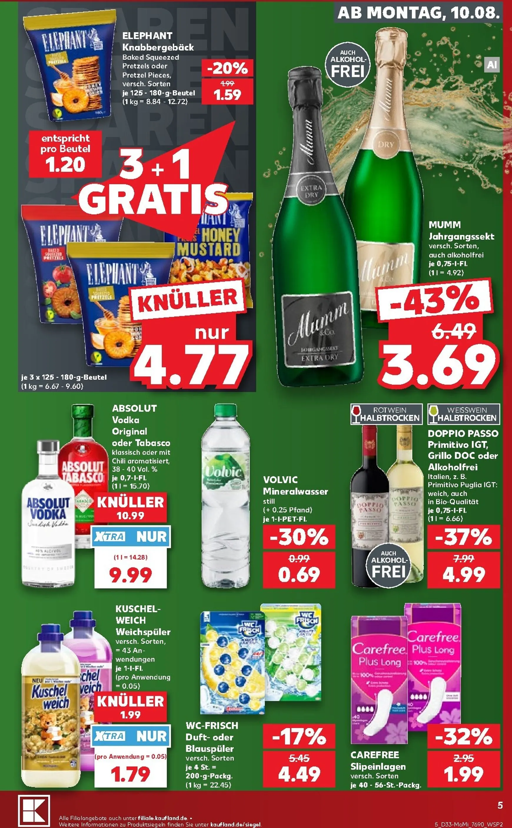 Kaufland - Richtig Sparen Prospekt nächste Woche – von Montag 10.08.2026 bis Mittwoch 12.08.2026 von 10. August bis 12. August 2026 - Prospekt seite 5