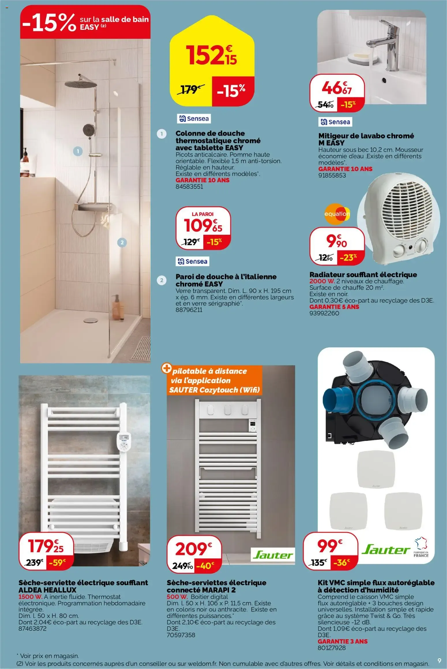Weldom - La foire de l'habitat du 14 octobre au 9 novembre 2026 - Catalogue page 9