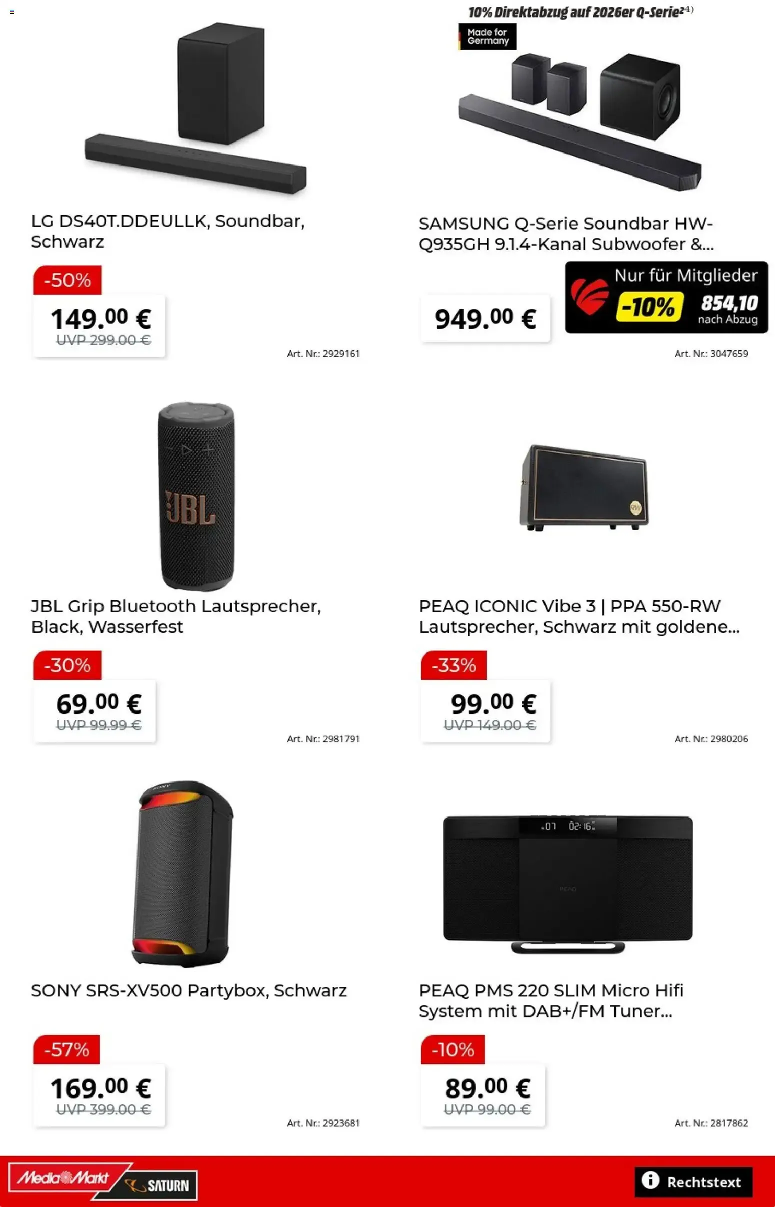 Media Markt & Saturn: LET'S GO! DEALS Gutscheinheft von 20. Juli bis 10. August 2026 - Prospekt seite 15