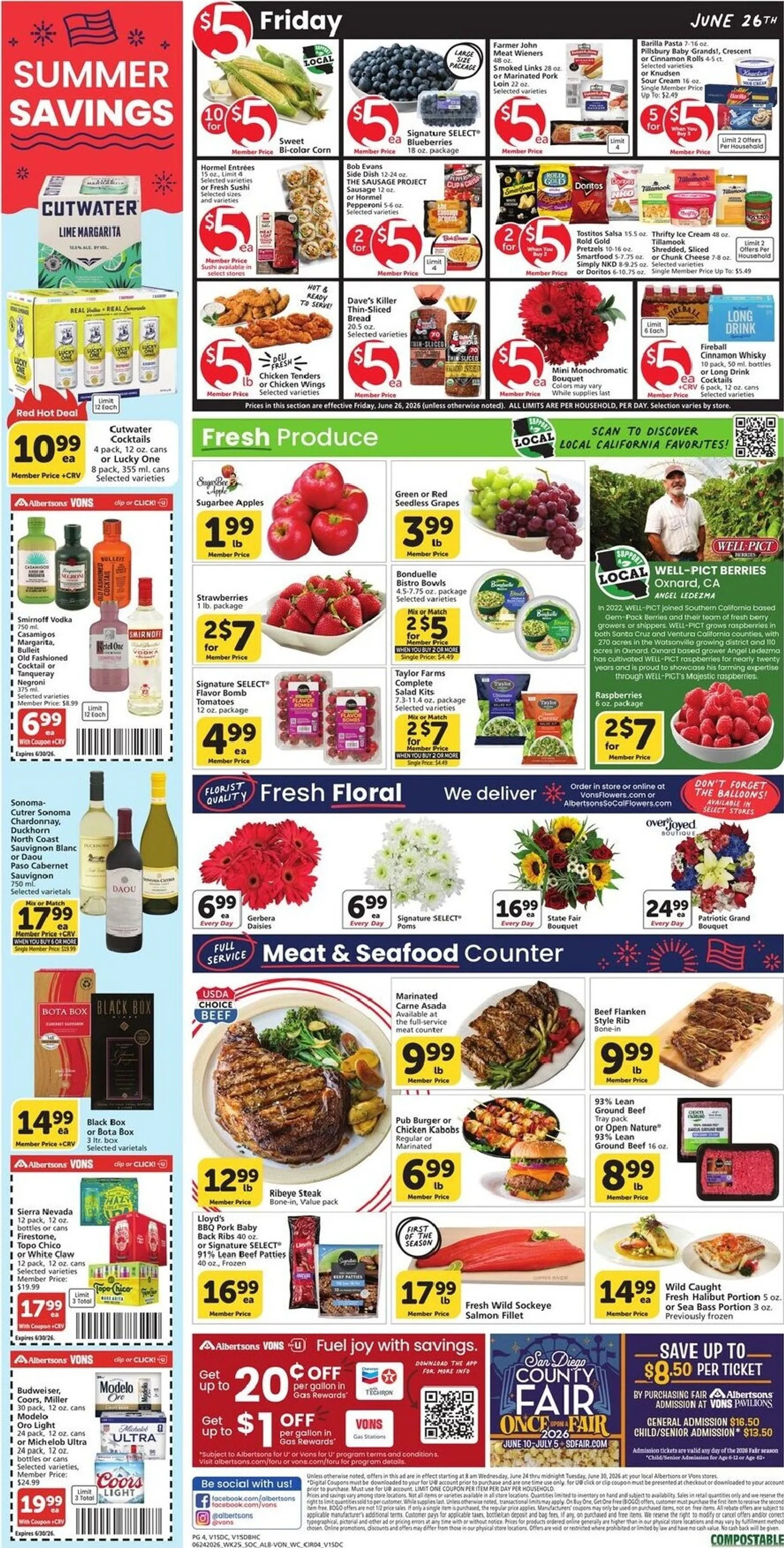 Weekly ad Albertsons Vons - Star Spangled Savings from June 24 to June 30 2026 - Page 5