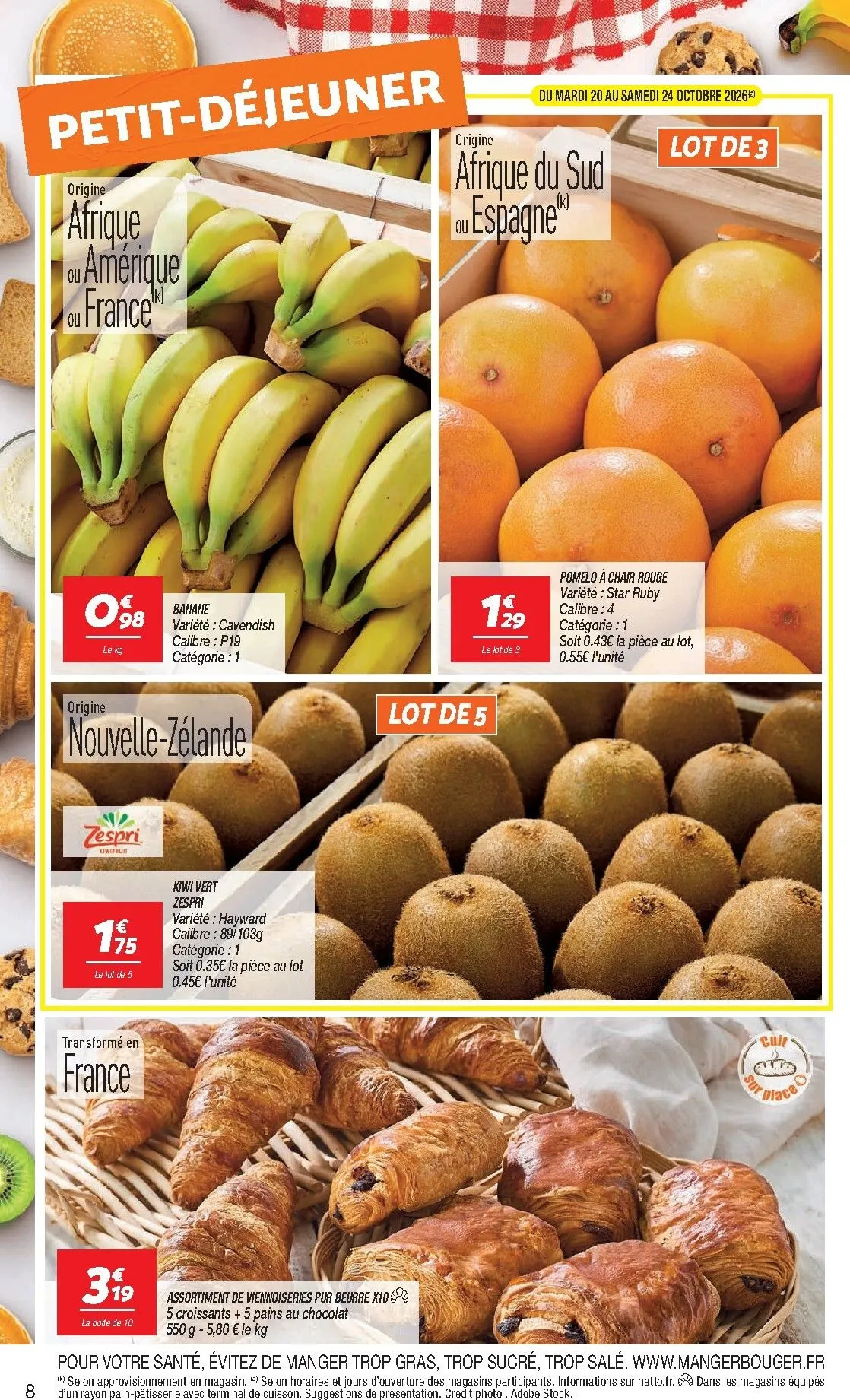 Netto: 100% Reembolso en el 3er Producto de Confitería du 20 octobre au 26 octobre 2026 - Catalogue page 8