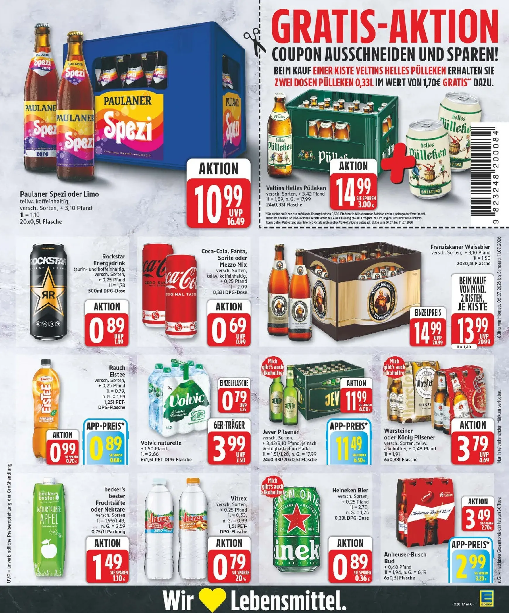 Edeka Prospekt – von Montag 06.07.2026 bis Samstag 11.07.2026 von 6. Juli bis 11. Juli 2026 - Prospekt seite 17