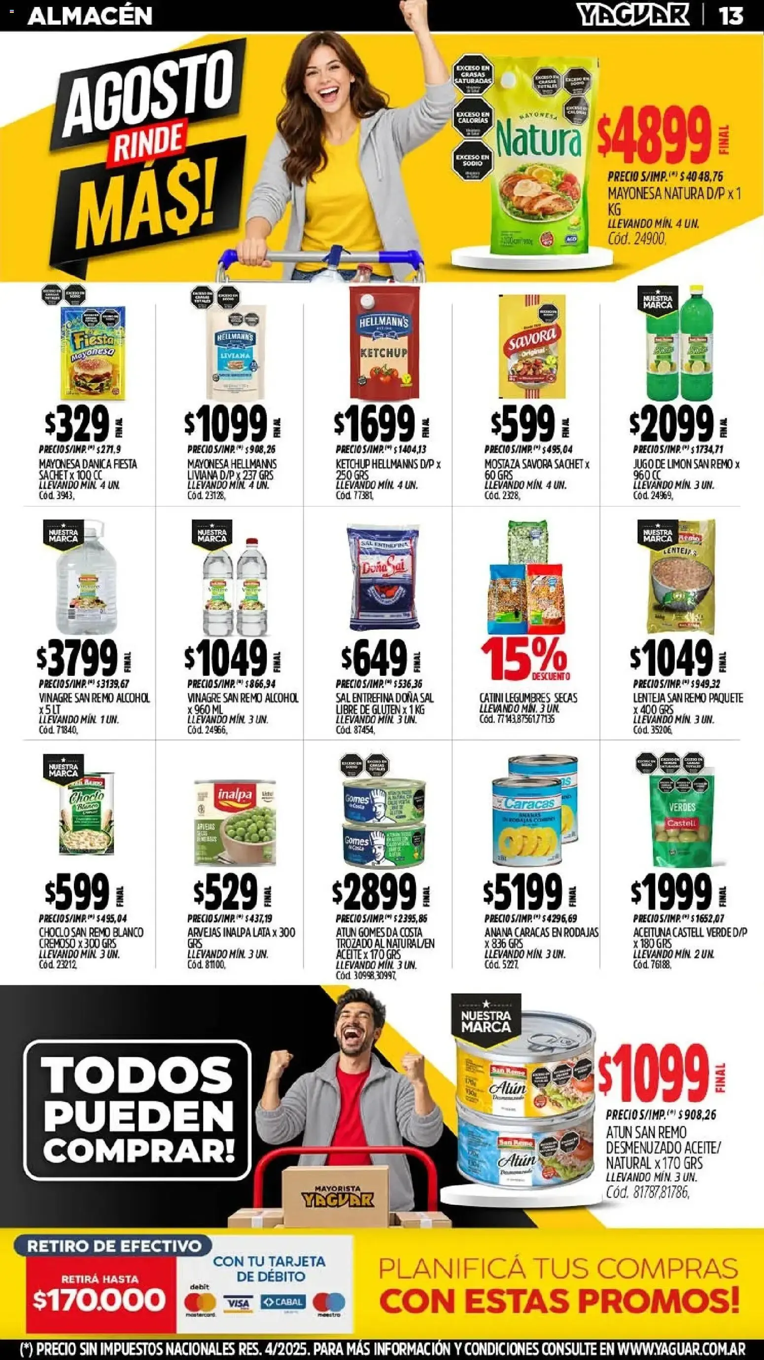 Ofertas de Yaguar - Oferta Semanal Chaco del 24/08/2026 - 29/08/2026 24 de agosto al 29 de agosto 2026 - Página 12 del catálogo