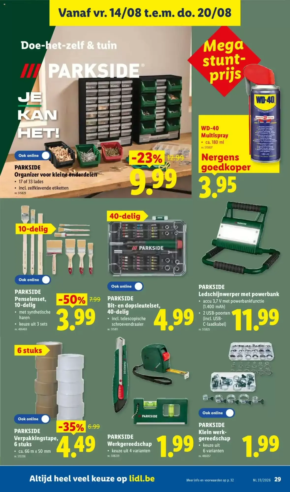 Extra extra large, dat kan tellen. van 10 augustus tot 14 augustus 2026 - folder pagina 29