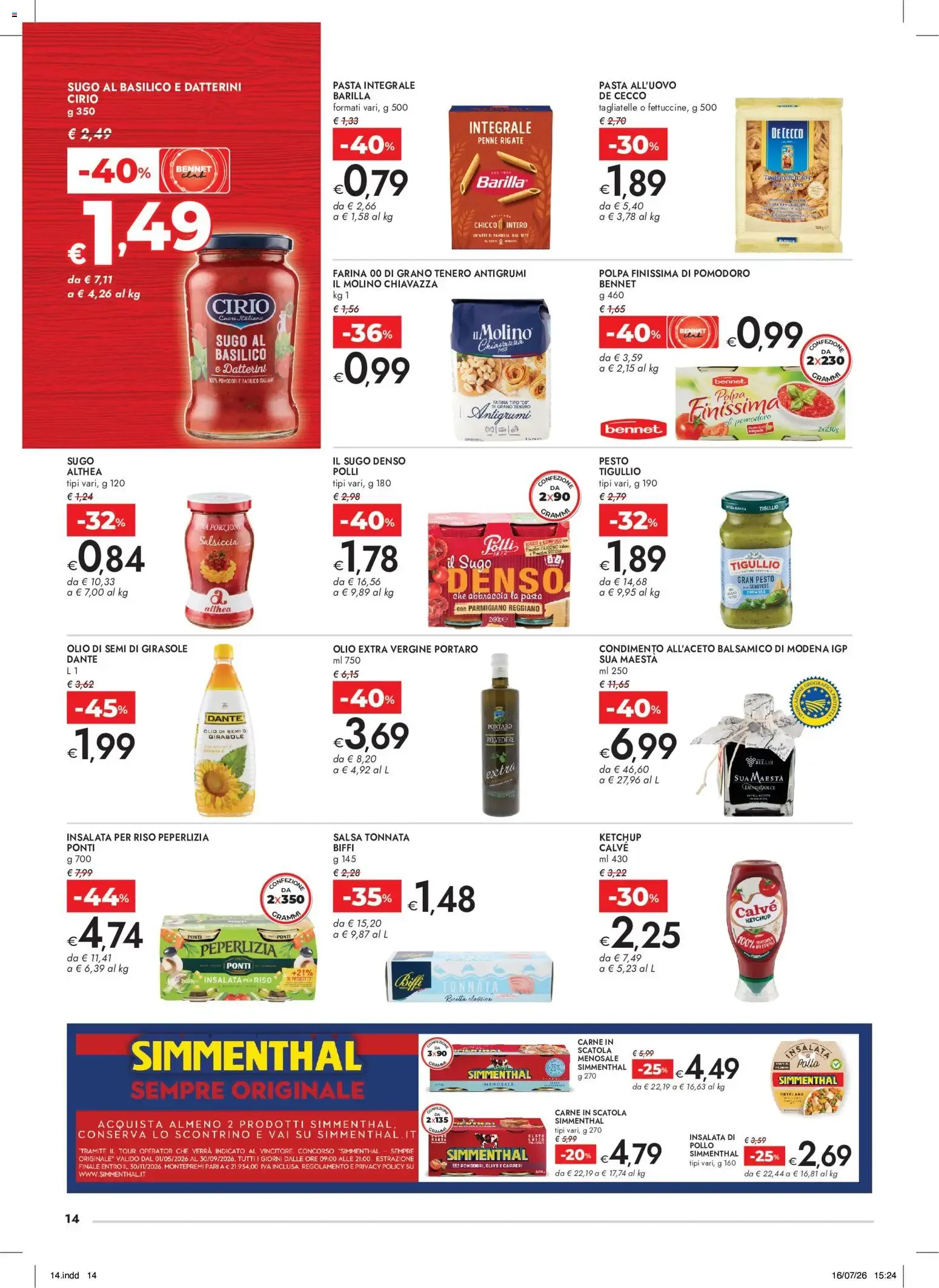 Bennet: 50% en 50 Productos da 30 luglio a 12 agosto di 2026 - Pagina del volantino 14
