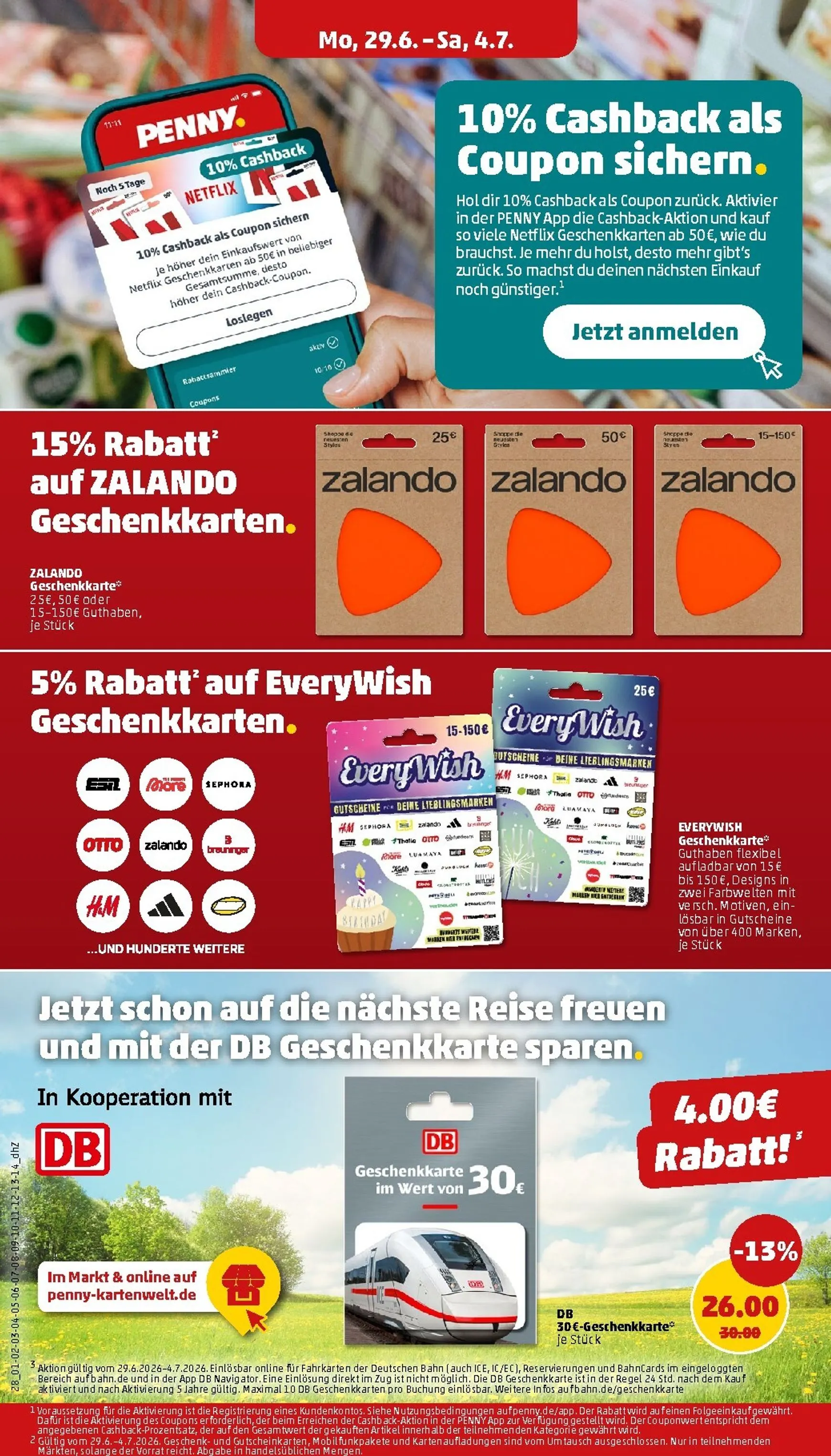 PENNY Prospekt nächste Woche – von Montag 29.06.2026 bis Samstag 04.07.2026 von 29. Juni bis 4. Juli 2026 - Prospekt seite 30
