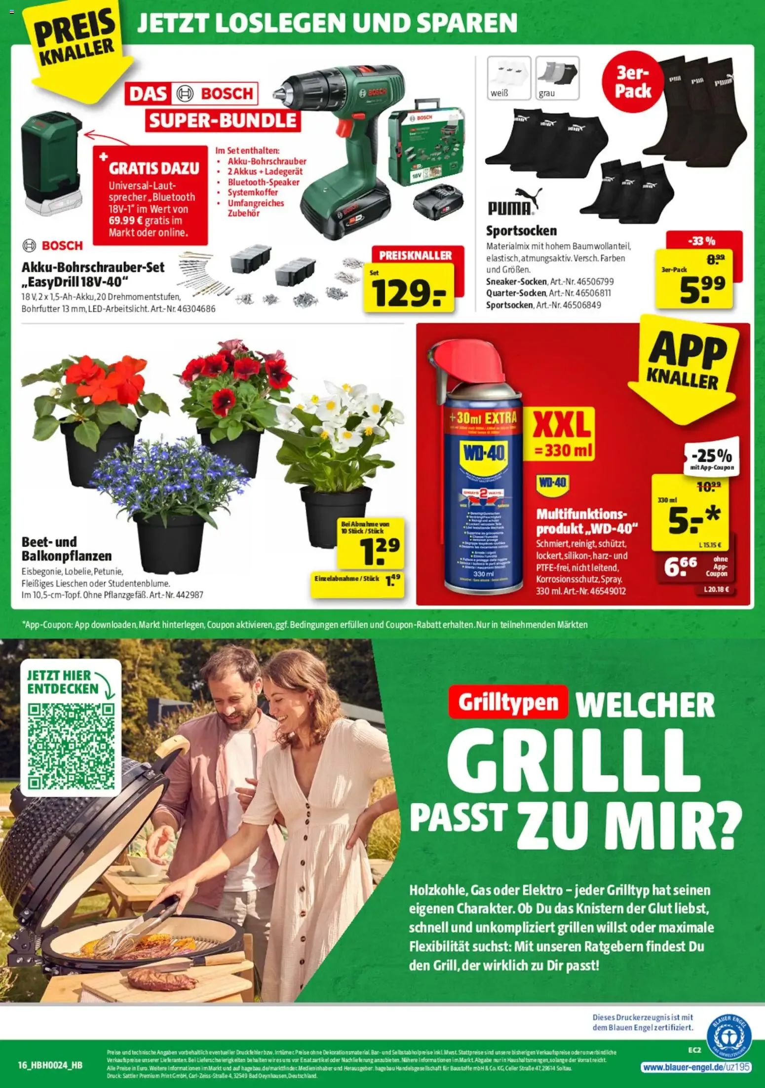 Hagebaumarkt: Hier grillt dein Bestpreis von 6. Juni bis 20. Juni 2026 - Prospekt seite 16