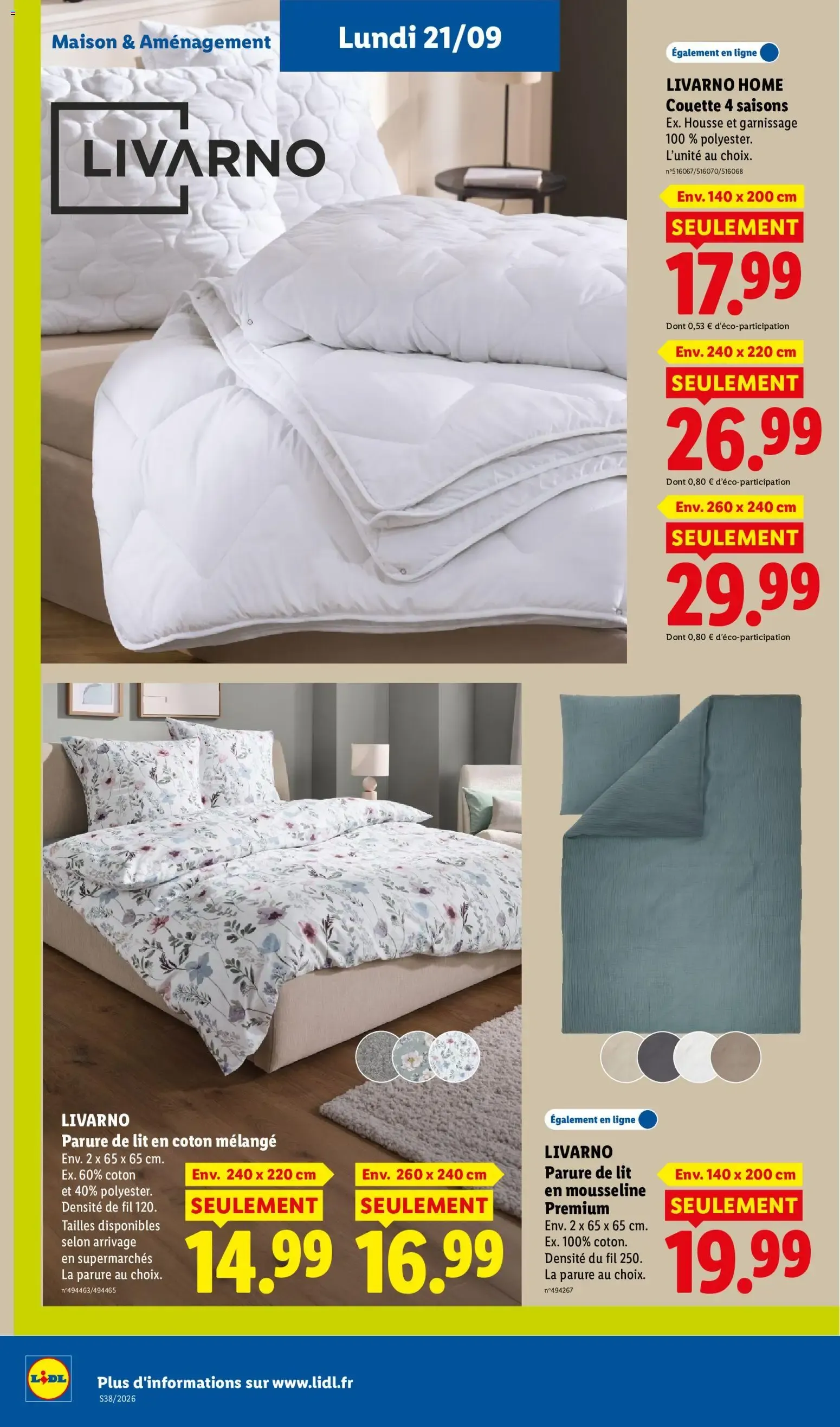 Lidl: Cap sur l'Italie! du 17 septembre au 23 septembre 2026 - Catalogue page 62