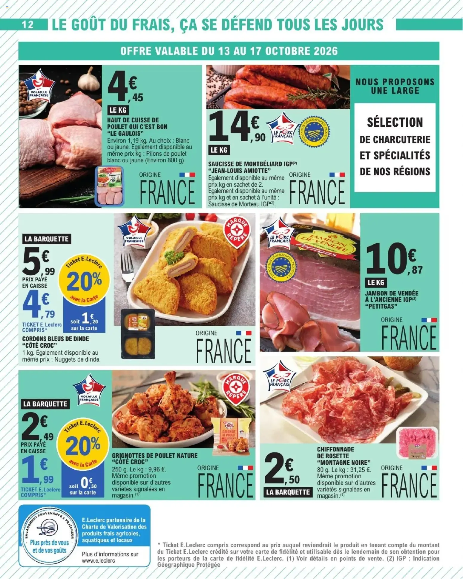 Catalogue E.Leclerc du 13/10/2026 | Nouveau promo prospectus du 13 octobre au 24 octobre 2026 - Catalogue page 12