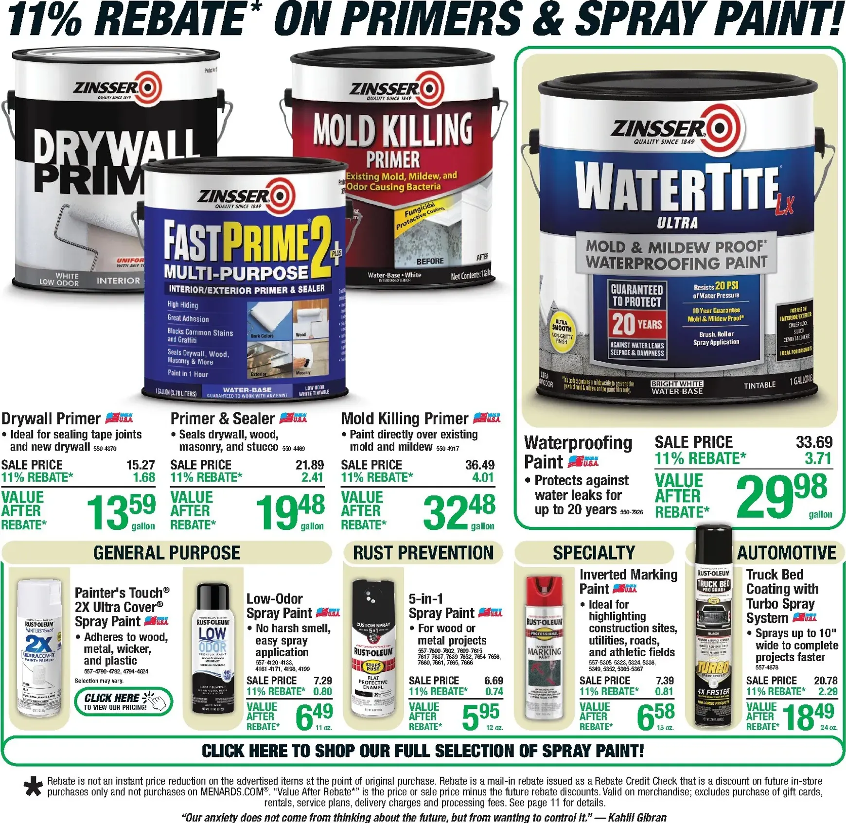 Weekly ad Current Menards - 11% Rebate Sale leaflet valid from Thursday 07/16/2026 to Sunday 07/26/2026 from July 16 to July 26 2026 - Page 10