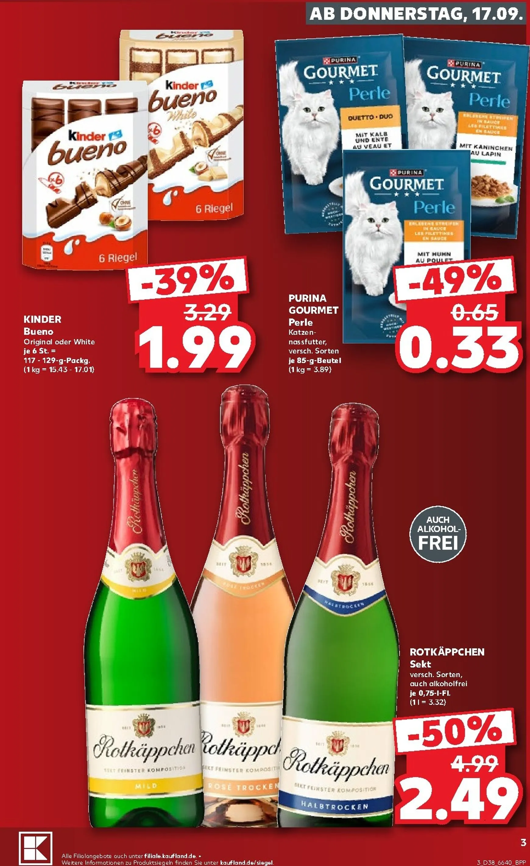 Neuer Kaufland Prospekt – von Donnerstag 17.09.2026 bis Mittwoch 23.09.2026 von 17. September bis 23. September 2026 - Prospekt seite 3