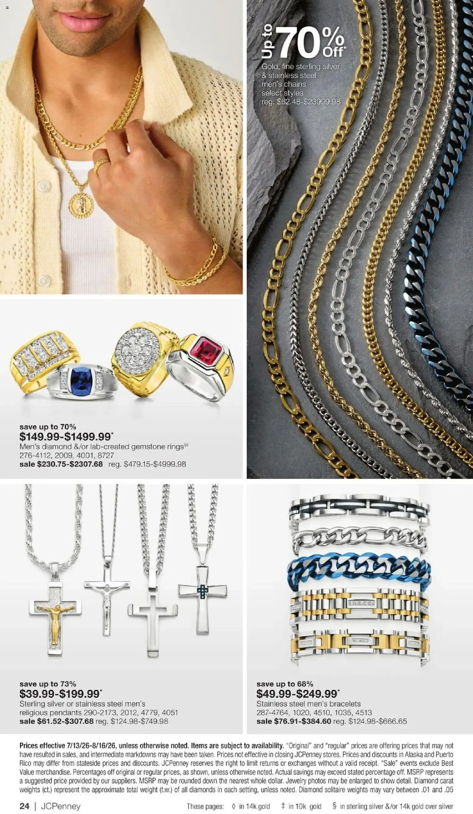 Weekly ad JCPenney Semi-Annual Jewelry Sale from July 13 to August 16 2026 - Page 23