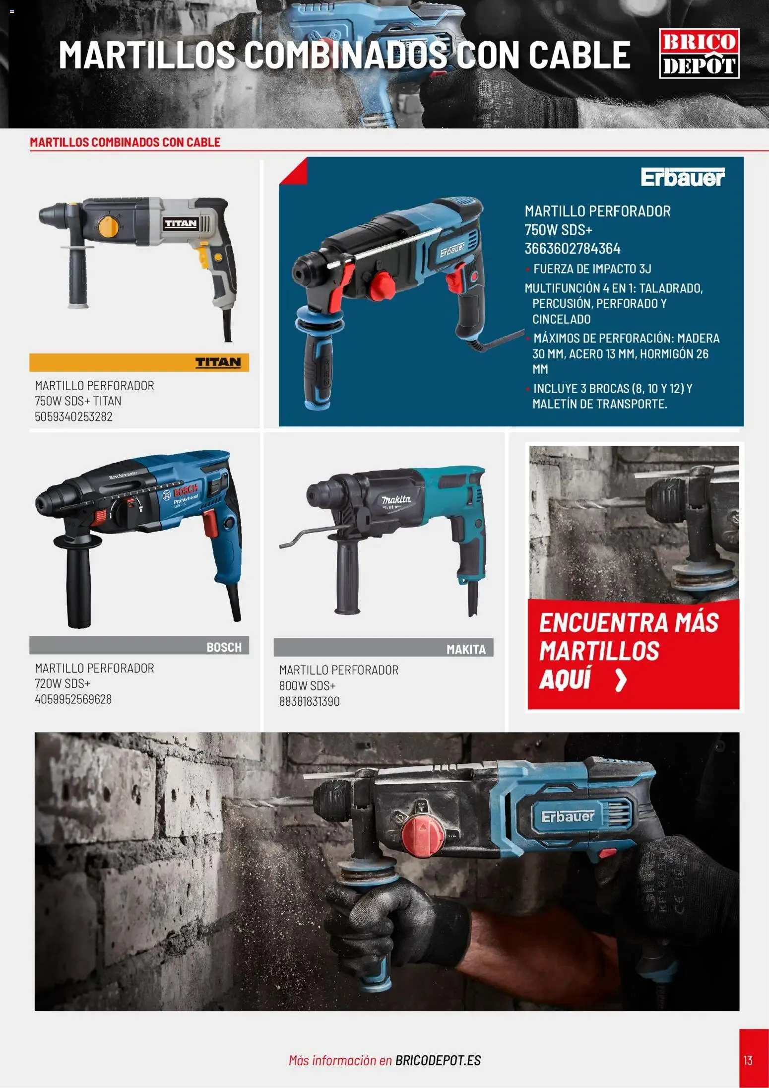 Catálogo de Brico Depôt Catalogo de Herramientas 07/10/2026 - 31/12/2027 7 de octubre al 31 de diciembre 2027 - Página 13