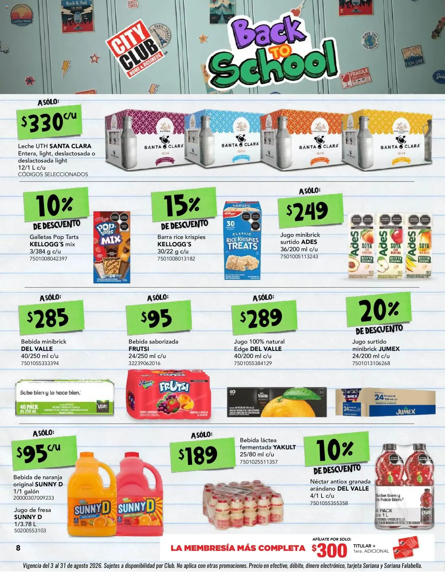 Catálogo de City Club Back to School 3 de agosto al 31 de agosto 2026 - Pagina 8