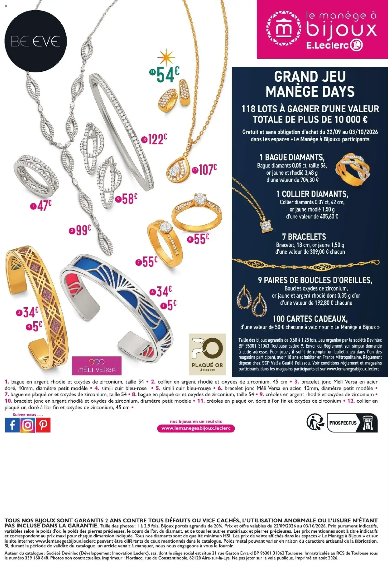 MANEGE DAYS du 22 septembre au 3 octobre 2026 - Catalogue page 8