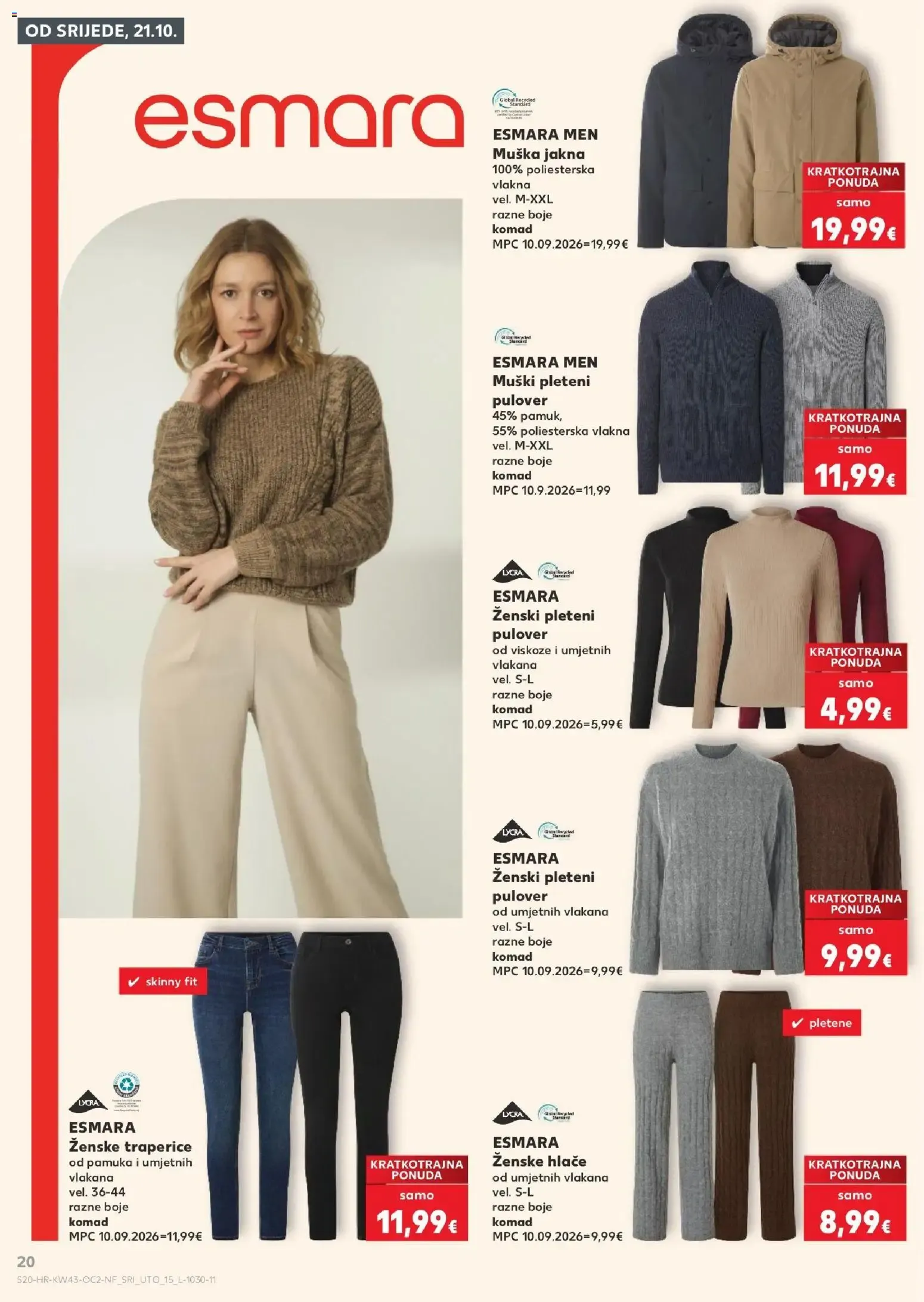 Katalog Kaufland Katalog novi od 21.10.2026 na listanje > letak digitalni od 21. listopada do 27. listopada 2026. - Pregled Stranica 20