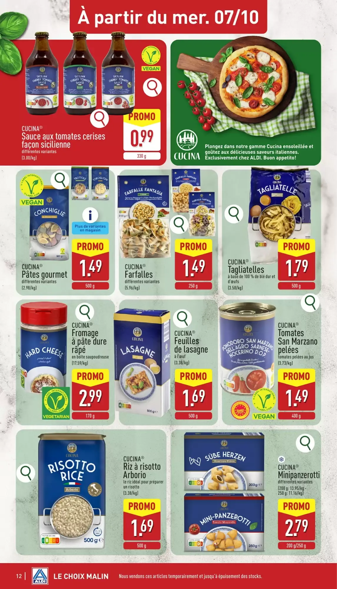 ALDI Dépliant du lun. 05/10 au sam. 10/10 inclus van 5 oktober tot 10 oktober 2026 - folder pagina 12