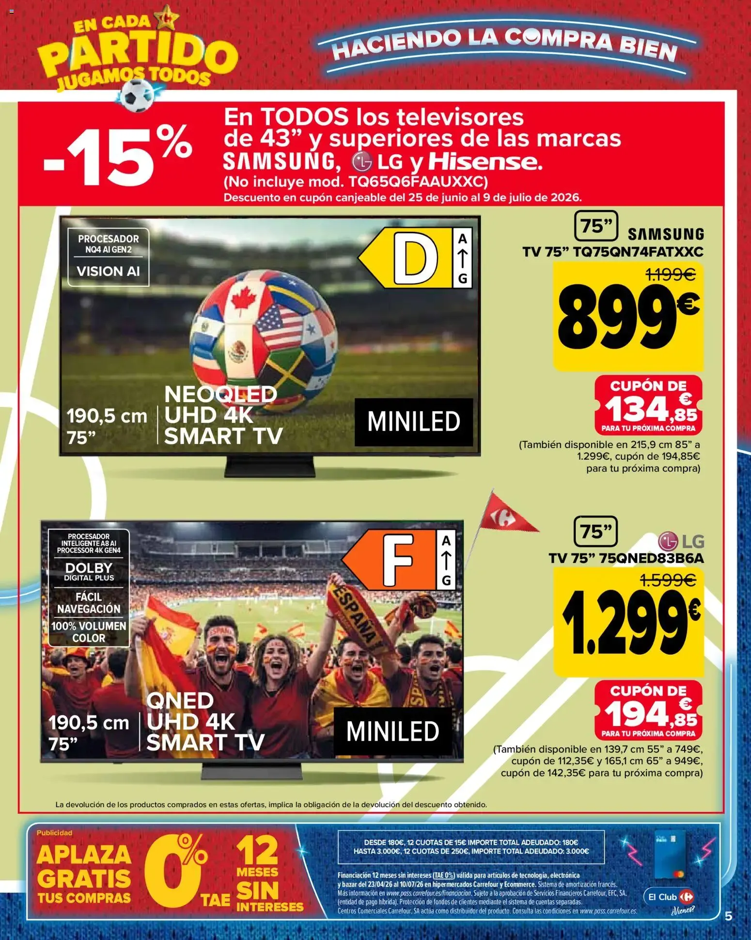 Catálogo de Carrefour La Fiesta del Futbol del 11/06/2026 | Catálogo 11 de junio al 24 de junio 2026 - Página 5