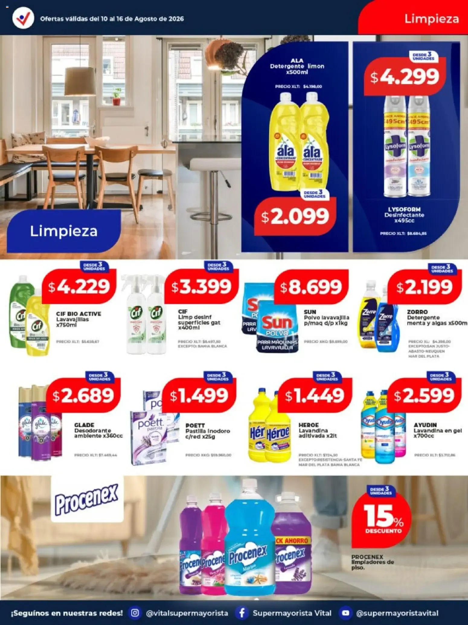 Ofertas de Vital - Ofertas Loma hermosa || del 10/08/2026 - 16/08/2026 || Catálogo 10 de agosto al 16 de agosto 2026 - Página 9 del catálogo