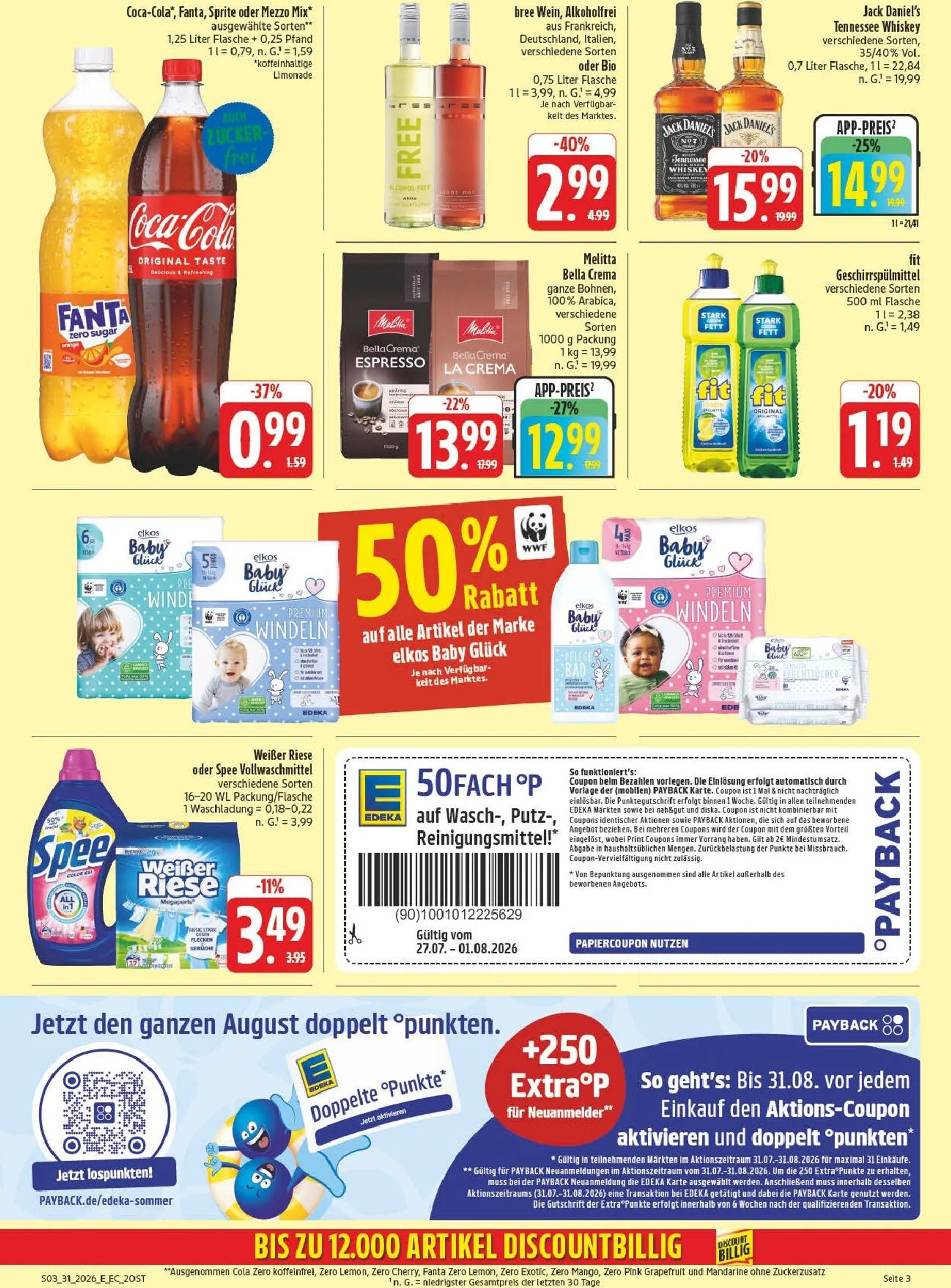 Edeka - Potrzebski Prospekt – von Montag 27.07.2026 bis Samstag 01.08.2026 von 27. Juli bis 1. August 2026 - Prospekt seite 3