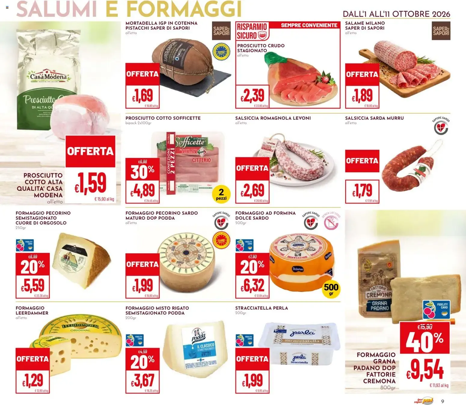 Nuovo Pan volantino dal 01/10/2026 > offerte anteprima 🛍️ da 1 ottobre a 21 ottobre di 2026 - Pagina del volantino 9