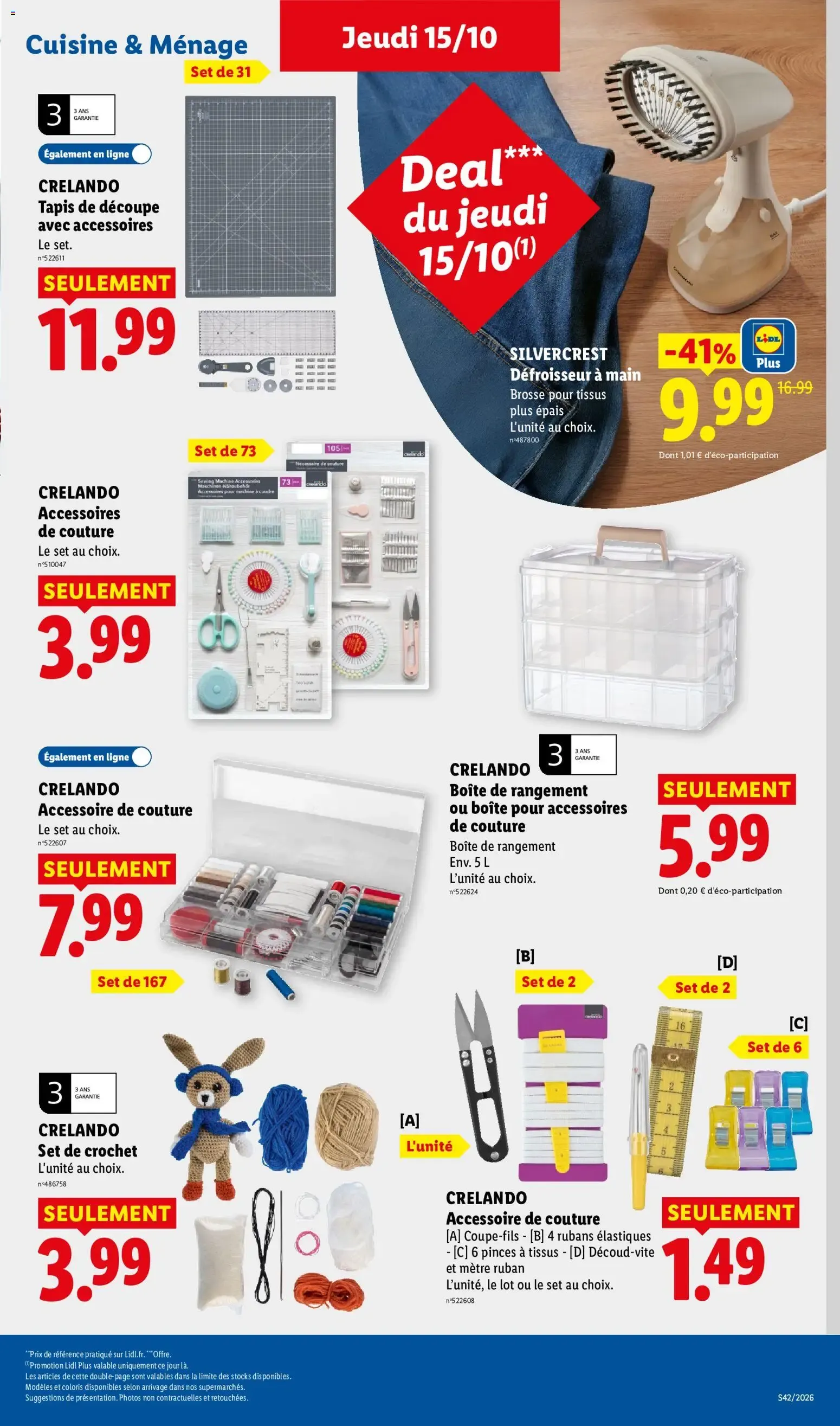 Catalogue LIDL du 15/10/2026 | Promo prospectus en ligne du 15 octobre au 21 octobre 2026 - Catalogue page 47
