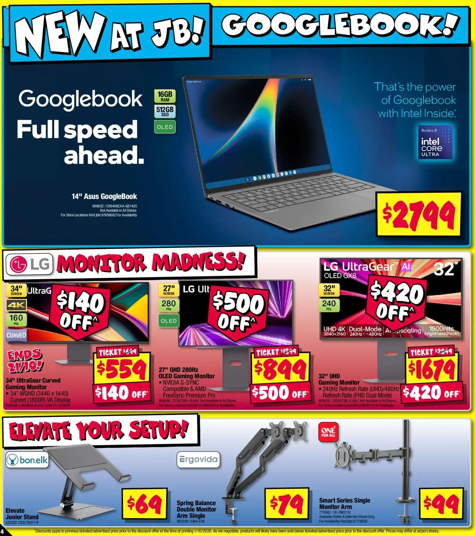 JB Hi-Fi catalogue - 15/10/2026 > weekly / monthly specials - Catalogue valid from 15 October to 28 October 2026 - page 4