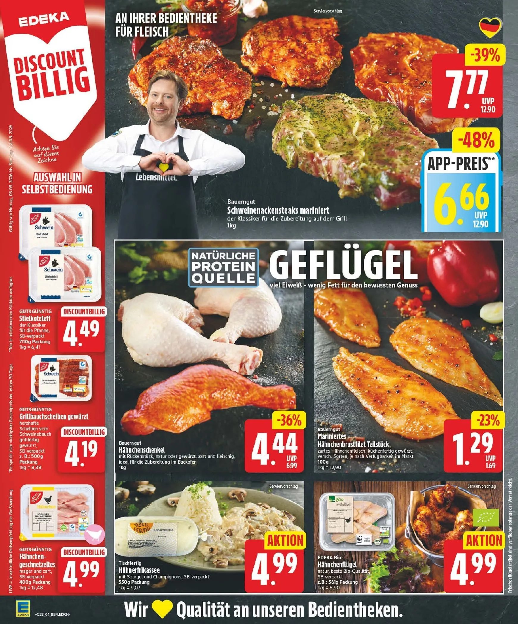 Edeka Prospekt nächste Woche – von Montag 03.08.2026 bis Samstag 08.08.2026 von 3. August bis 8. August 2026 - Prospekt seite 4
