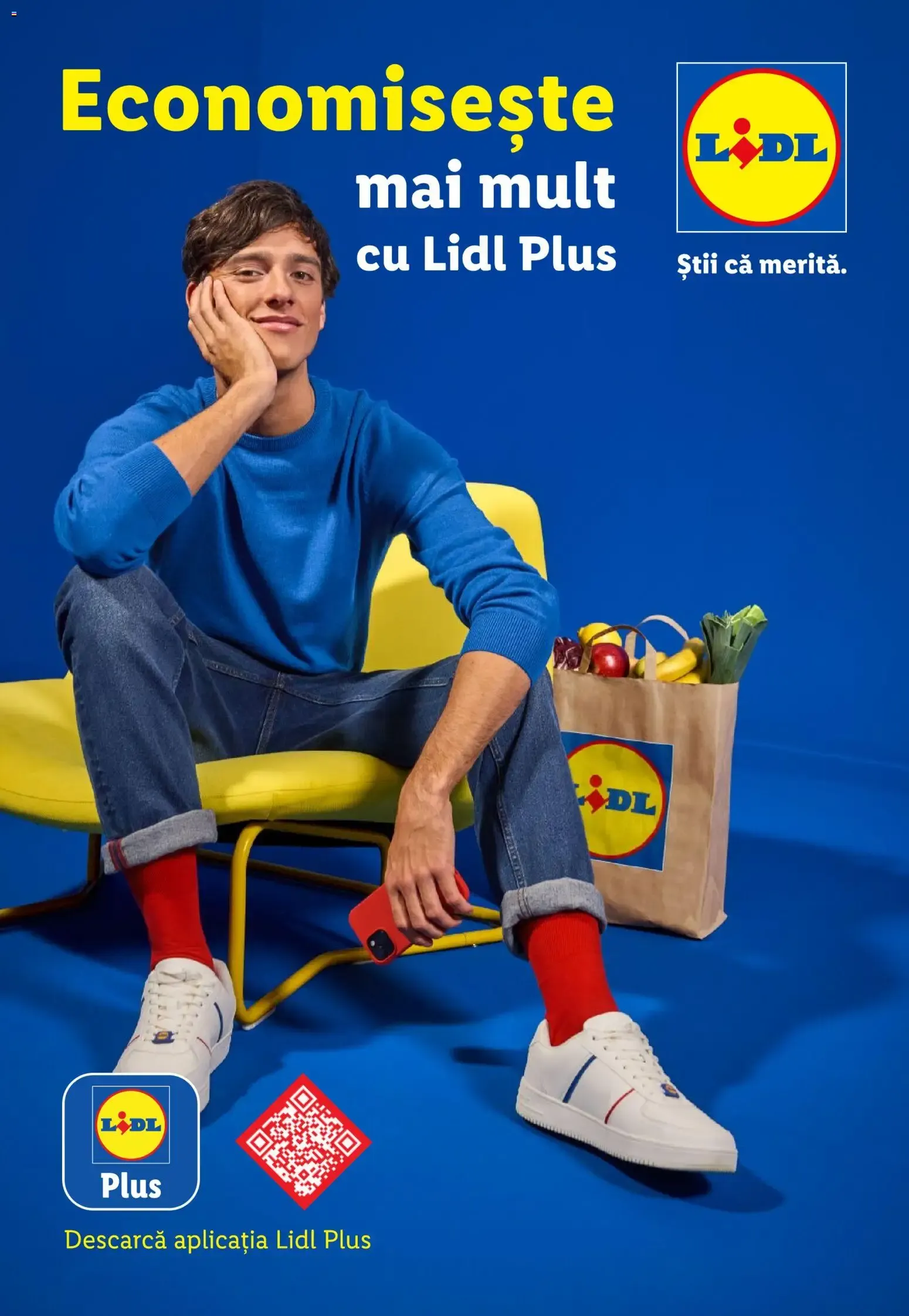 Catalog Economisește mai mult cu Lidl Plus - Descarcă aplicația Lidl Plus de la 5 mai până la 5 mai 2035 - Revista Pagina 1