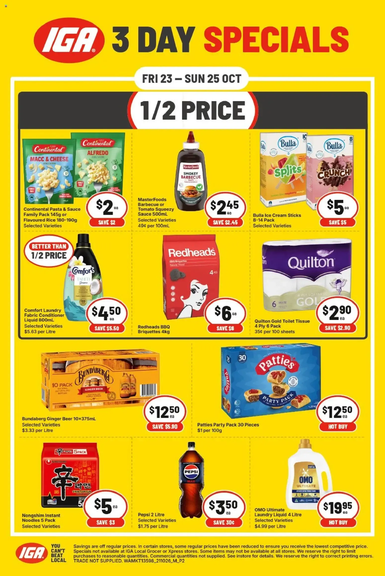 IGA 3 DAY SPECIALS - Catalogue valid from 23 October to 25 October 2026 - page 2