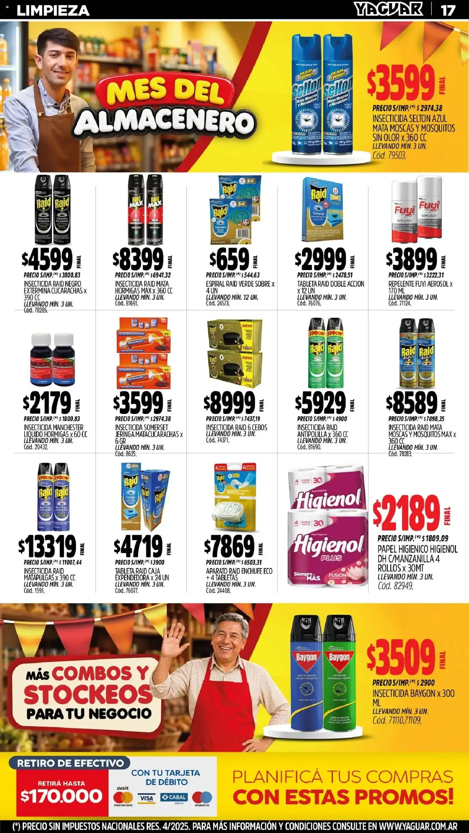 Ofertas de Mayorista Yaguar - Mes del Almacenero 31 de agosto al 5 de septiembre 2026 - Página 17 del catálogo