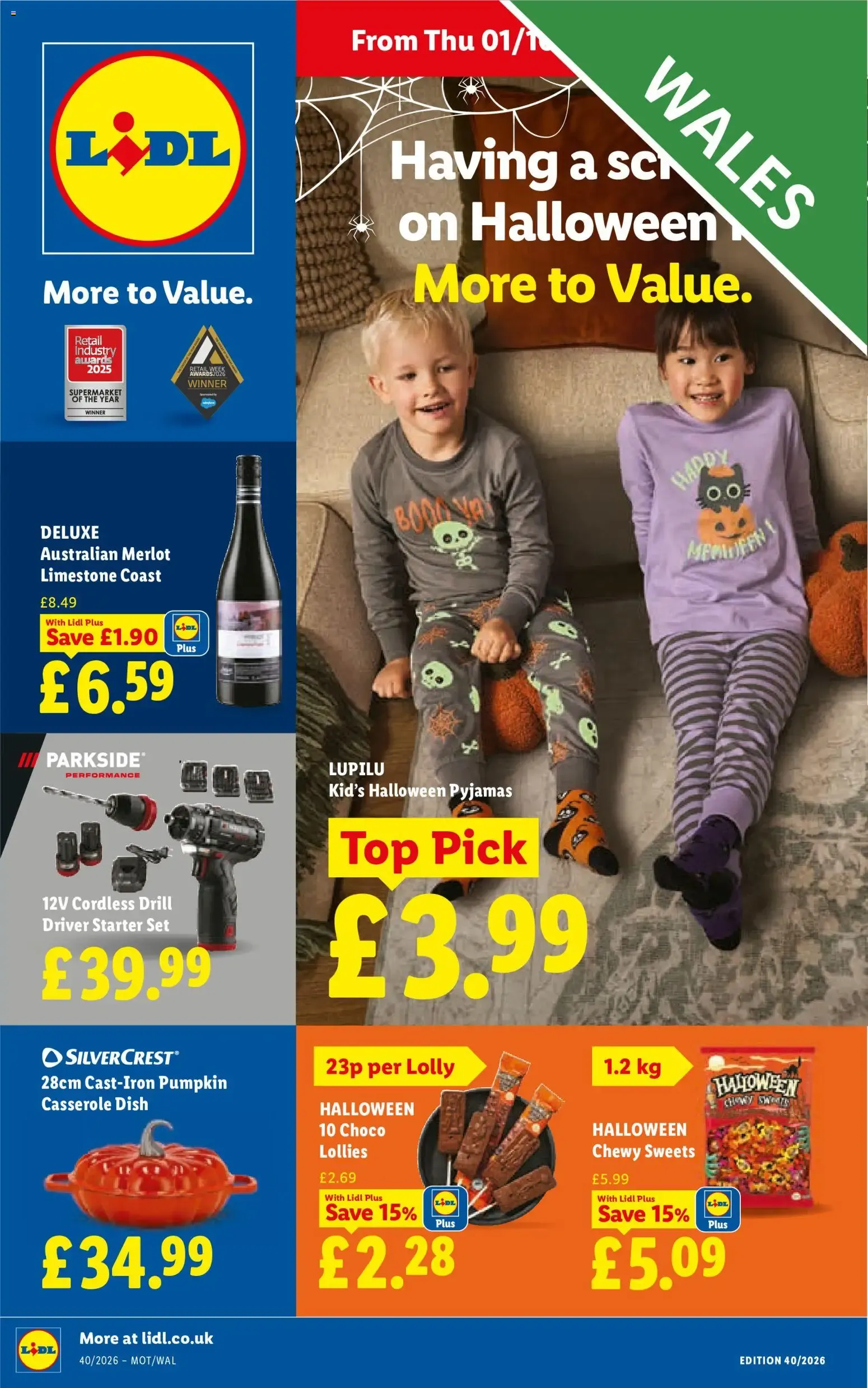Weekly offers Lidl Wales (01/10/2026 - 07/10/2026) - Offers Online from 1 October to 7 October 2026 - Catalogue Page 1