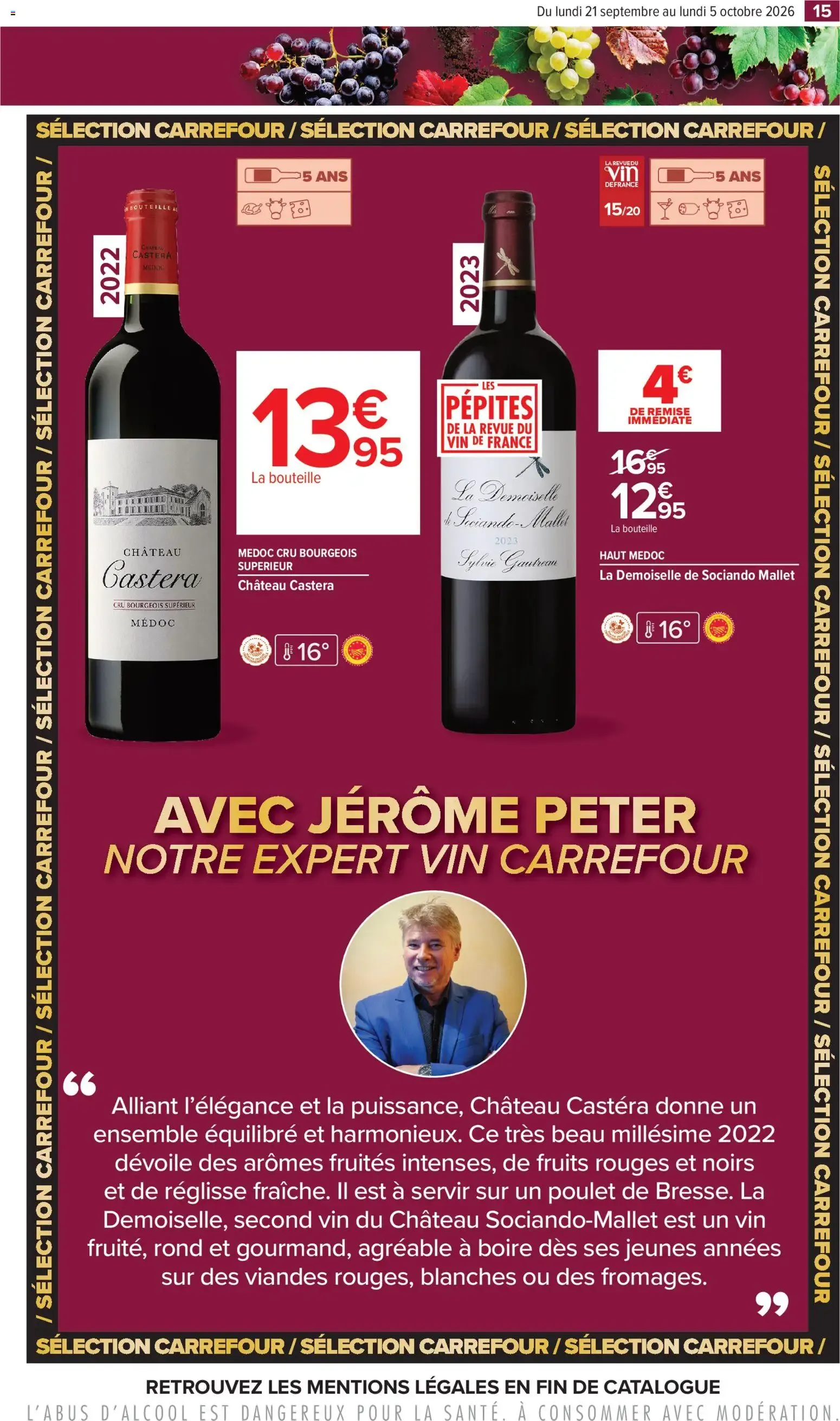 Carrefour Foire aux vins d automne à partir du 21/09/2026 - promo en ligne du 21 septembre au 5 octobre 2026 - Catalogue page 14