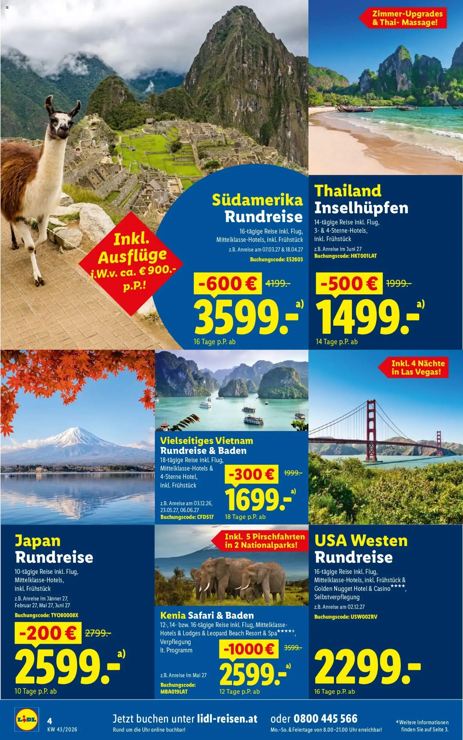 Traumurlaub zum Best-Preis von 19. Oktober bis 13. November 2026 - Flugblätt seite  4