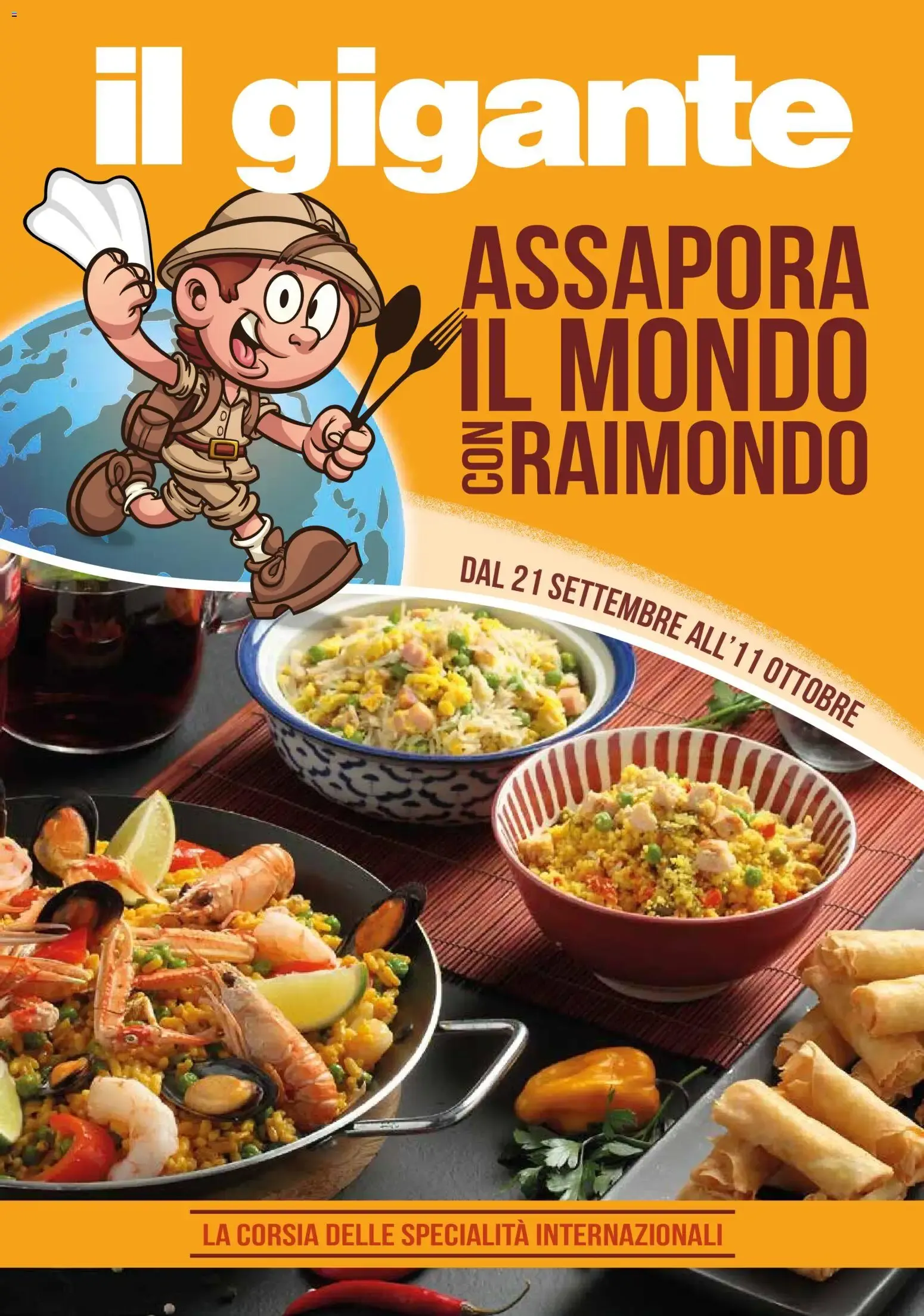 Nuovo Il Gigante volantino Assapora il mondo dal 21/09/2026 > offerte anteprima 🛍️ da 21 settembre a 11 ottobre di 2026 - Pagina del volantino 1