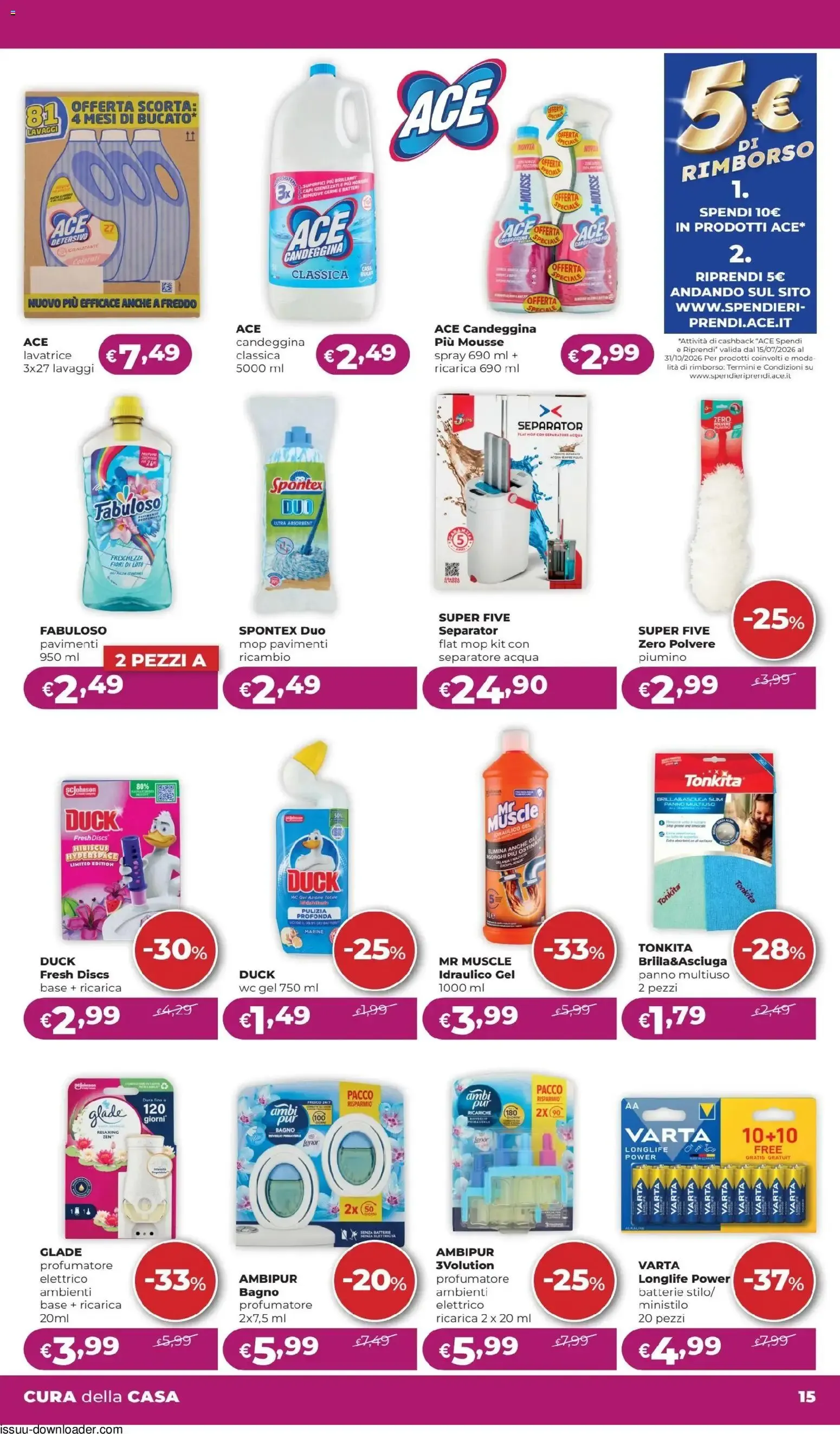 La Saponeria volantino dal 23/07/2026 - online Offerte da 23 luglio a 12 agosto di 2026 - Pagina del volantino 15