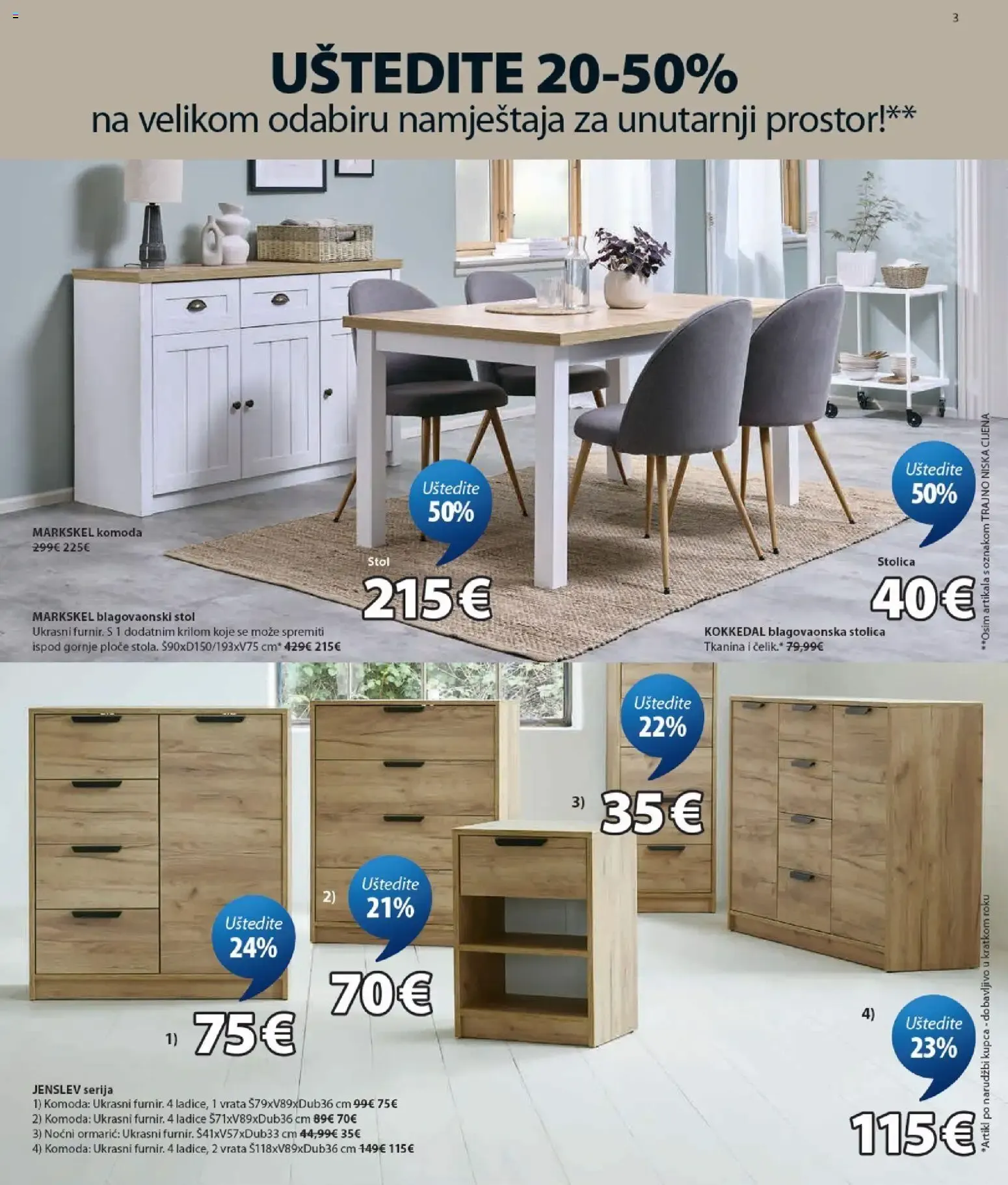 Katalog JYSK Katalog novi od 26.08.2026 na listanje > letak digitalni od 26. kolovoza do 1. rujna 2026. - Pregled Stranica 3