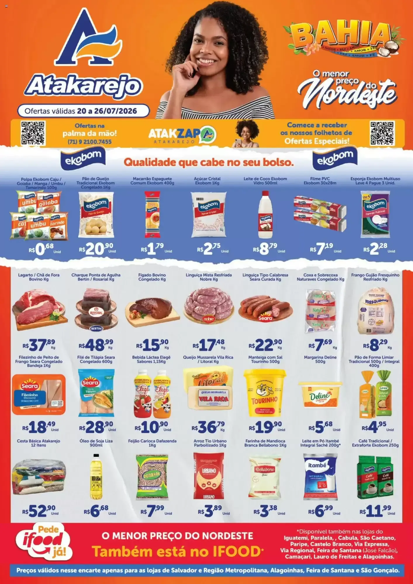 Encarte de Encarte Atakarejo semana 30 20 de julho até 26 de julho 2026 - Pagina 1