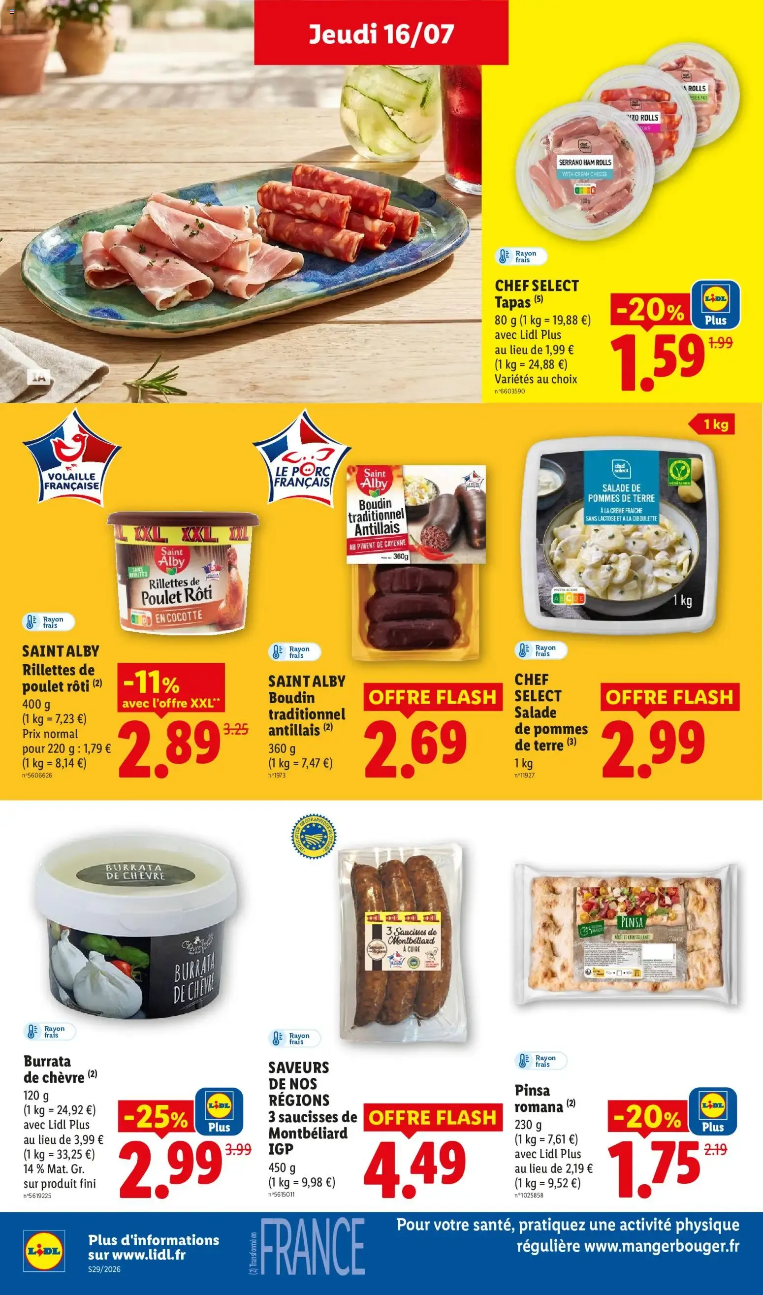 Lidl - L'Été Imbattable du 16 juillet au 22 juillet 2026 - Catalogue page 20