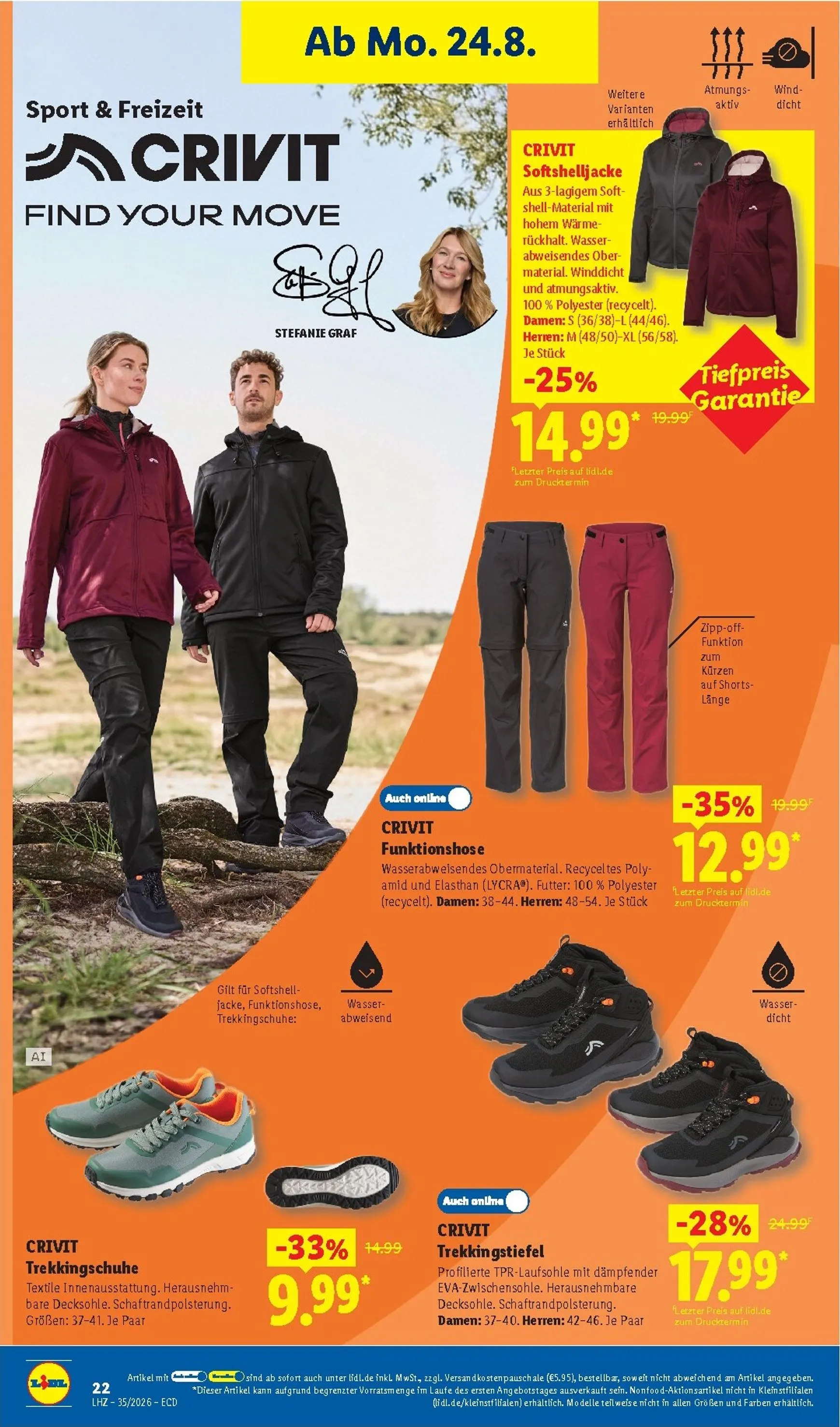 Lidl - Aktionsprospekt Prospekt nächste Woche – von Montag 24.08.2026 bis Samstag 29.08.2026 von 24. August bis 29. August 2026 - Prospekt seite 16