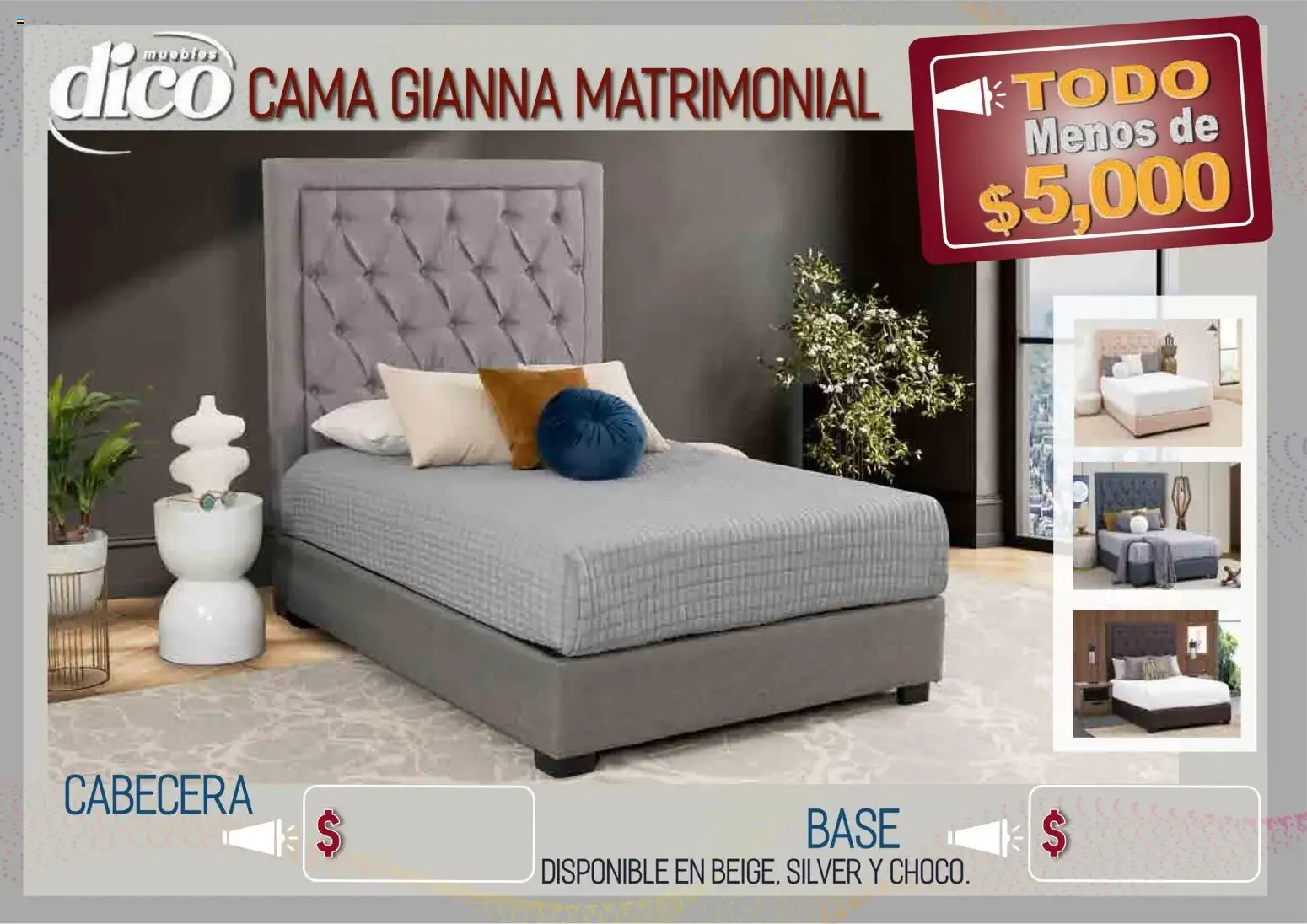 Catálogo de Muebles Dico - Todo Menos de $5,000 9 de abril al 31 de diciembre 2026 - Pagina 5