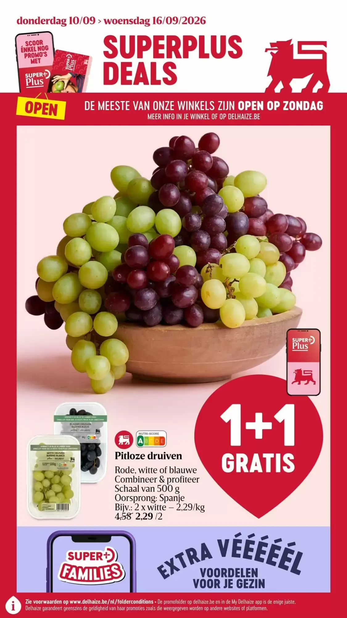 SUPERPLUS DEALS van 10 september tot 16 september 2026 - folder pagina 1
