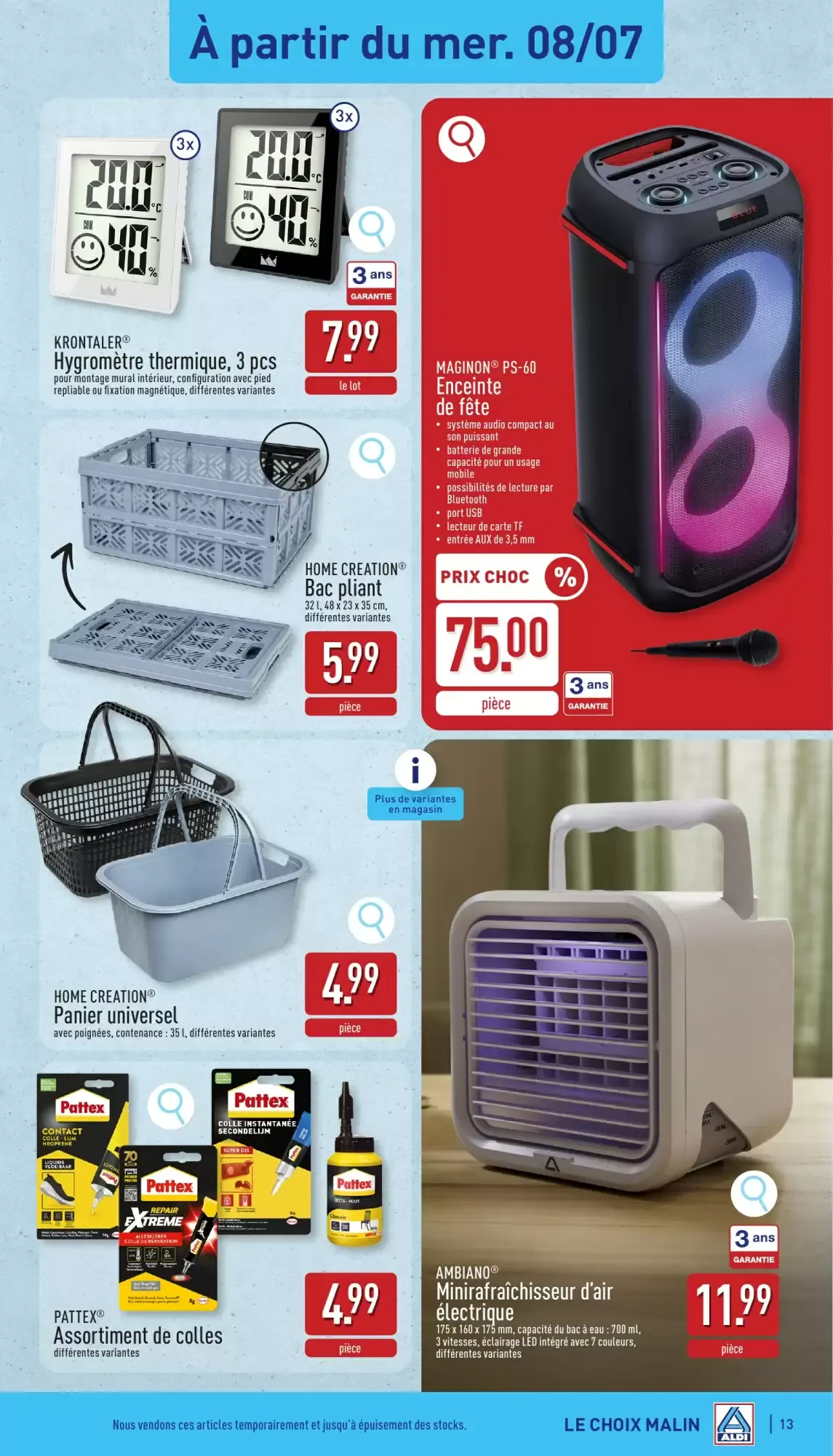 ALDI Dépliant week 28 van 6 juli tot 11 juli 2026 - folder pagina 13