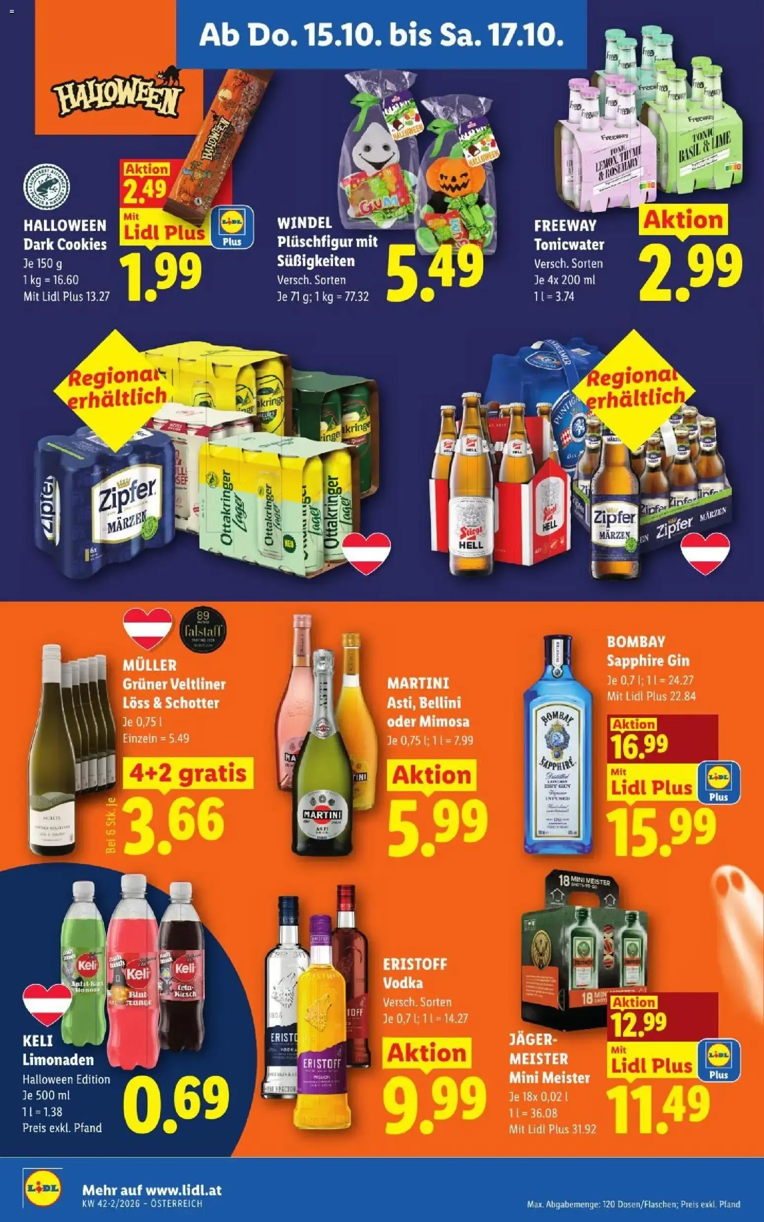 Lidl Flugblatt ab 15.10.2026 - Angebote ab donnerstag von 15. Oktober bis 17. Oktober 2026 - Flugblätt seite 18