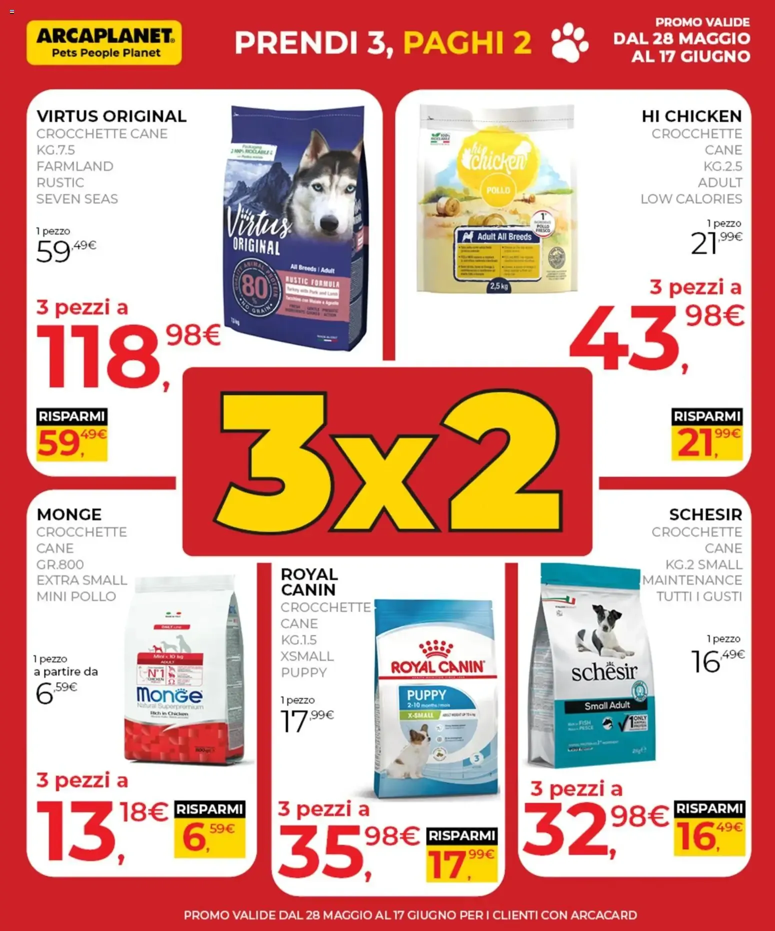 Arcaplanet volantino dal 28/05/2026 - online Offerte da 28 maggio a 17 giugno di 2026 - Pagina del volantino 2