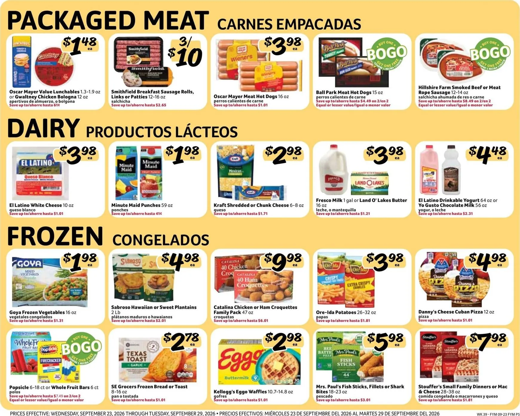 Weekly ad Current Fresco y Más leaflet valid from Wednesday 09/23/2026 to Tuesday 09/29/2026 from September 23 to September 29 2026 - Page 5