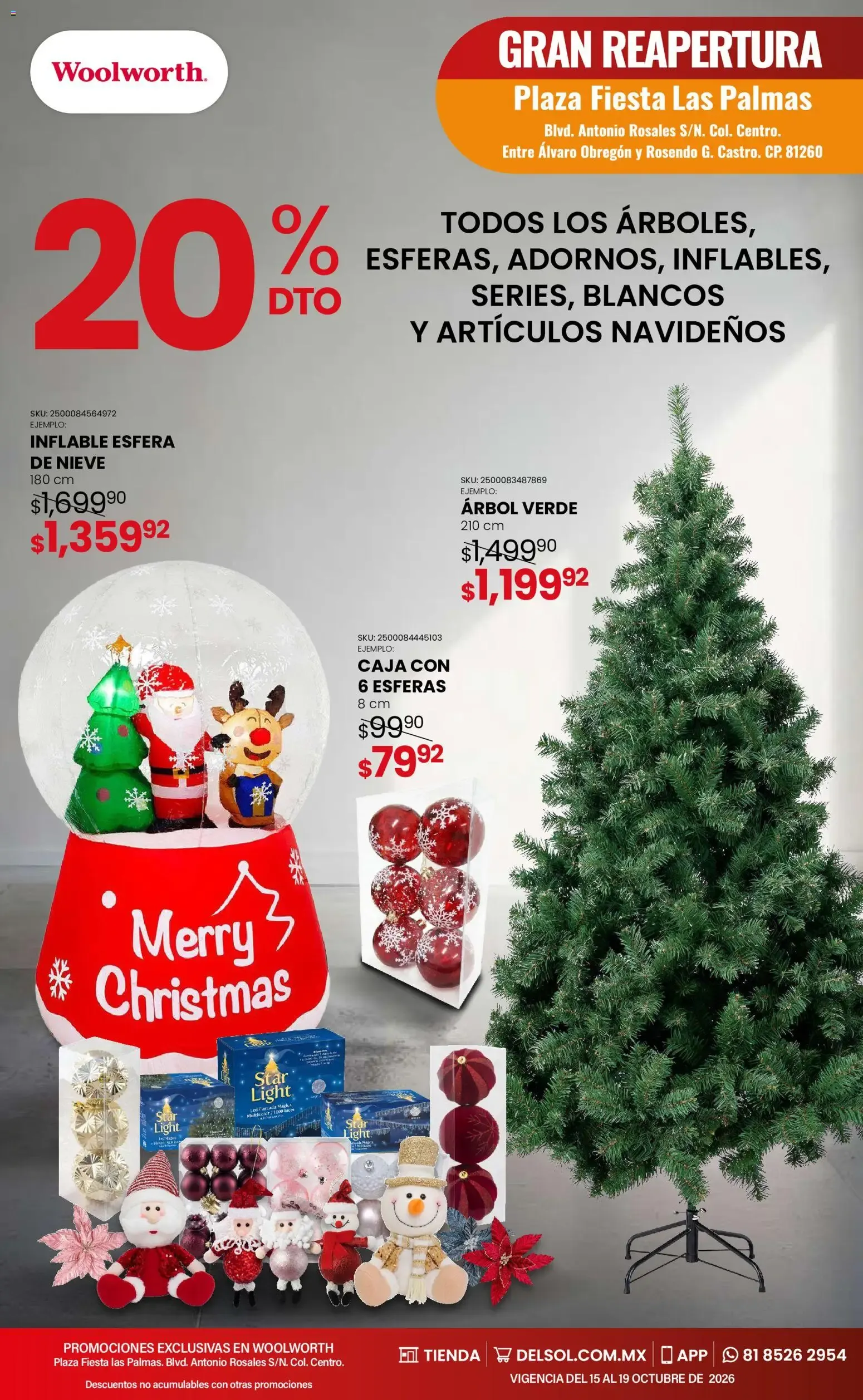 Catálogo de Gran Reapertura Woolworth Plaza Fiesta Las Palmas: 5 Días de Grandes Promociones 15 de octubre al 19 de octubre 2026 - Pagina 14