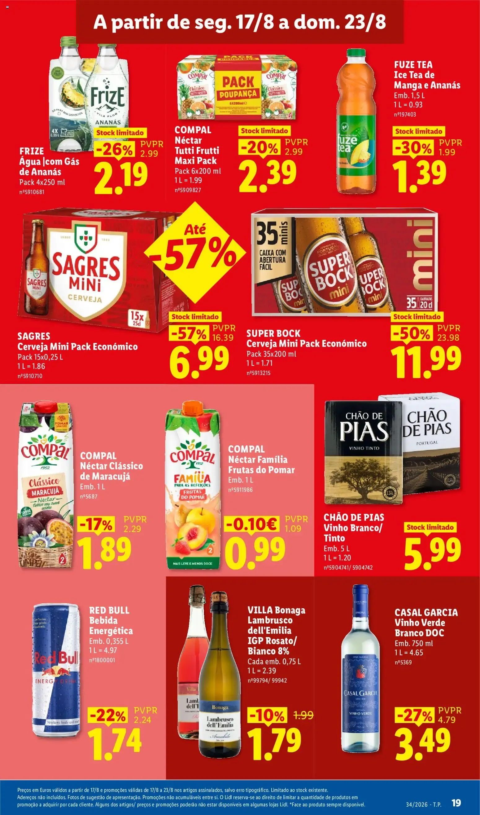 Folheto Lidl Poupança de 17 de agosto até 23 de agosto 2026 - Pagina 19